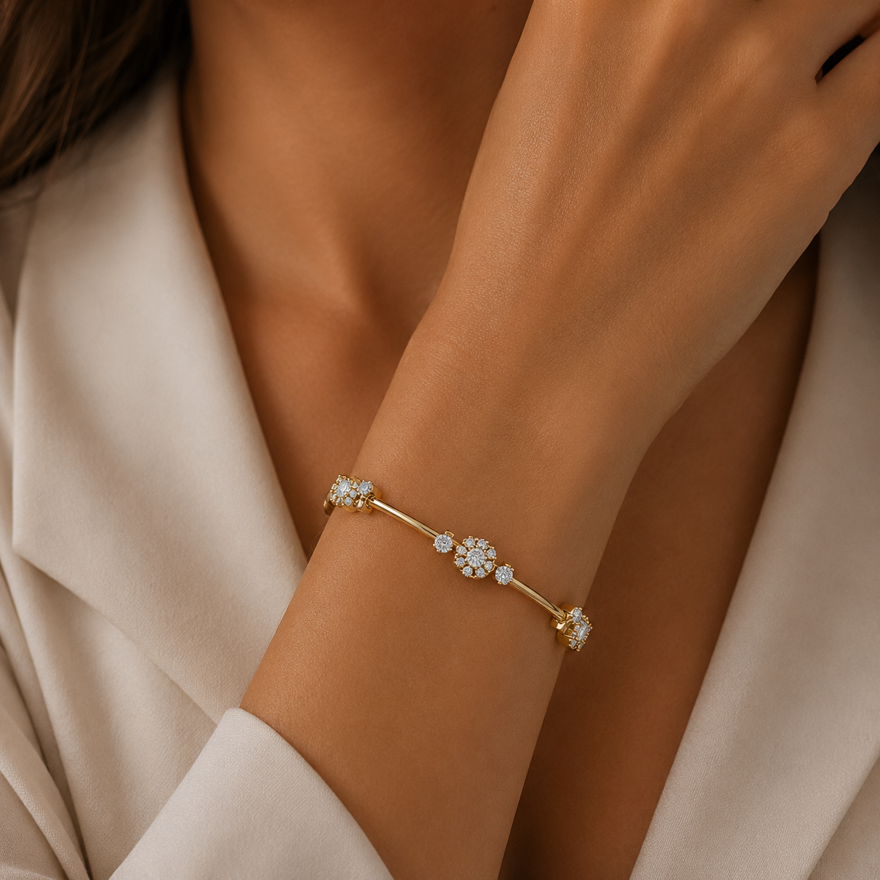 Diamond Bangles