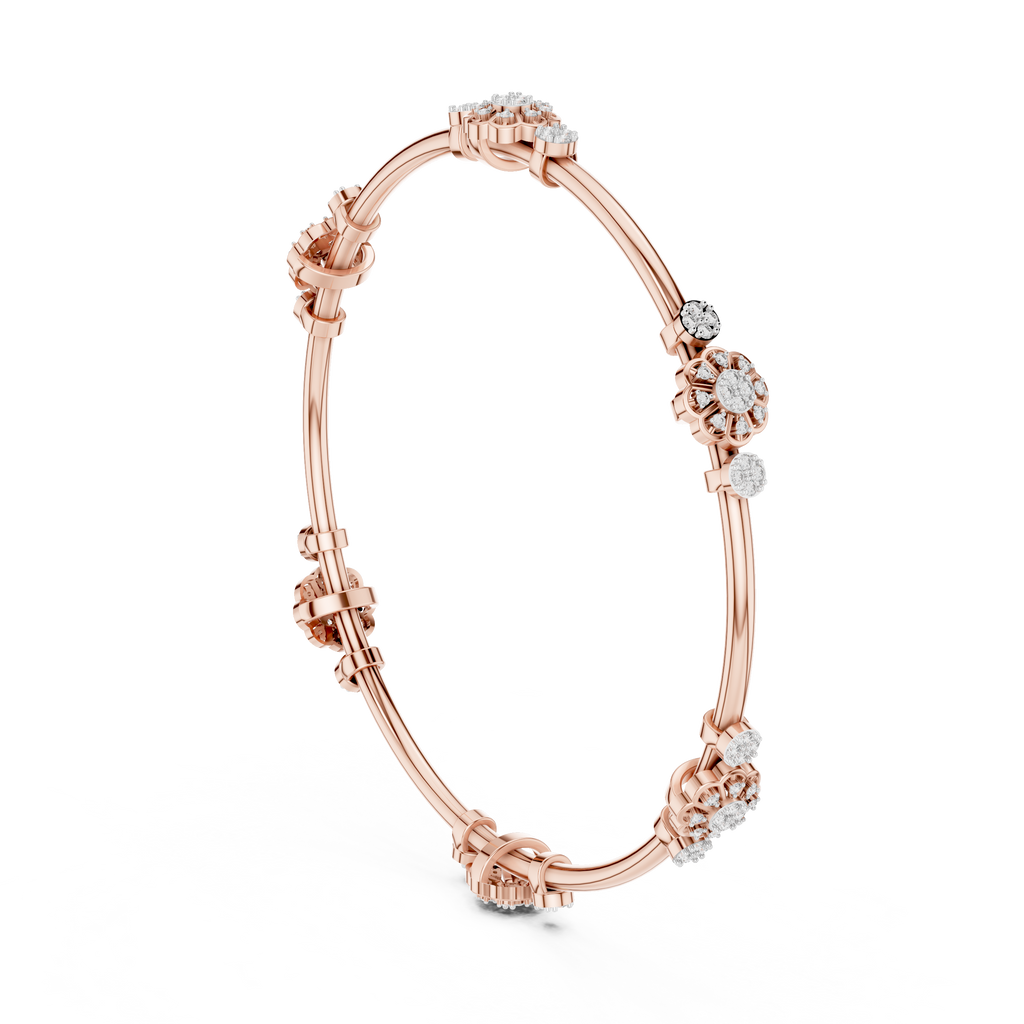 Cluster Diamond Bangle