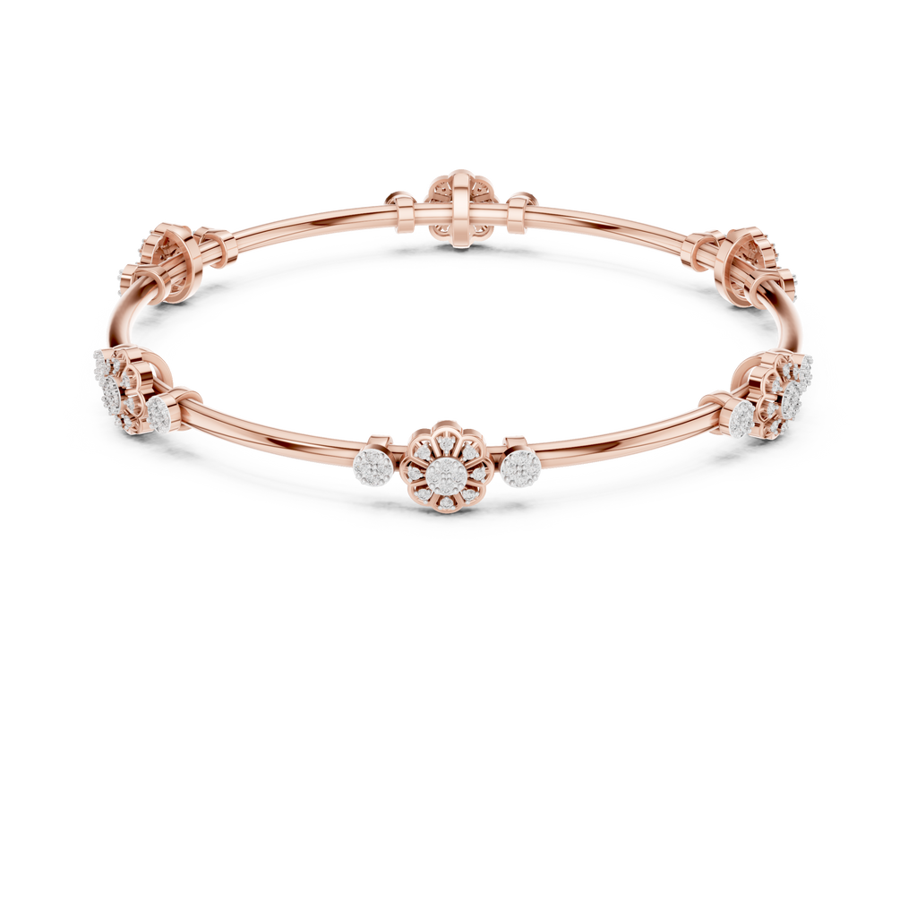 Cluster Diamond Bangle