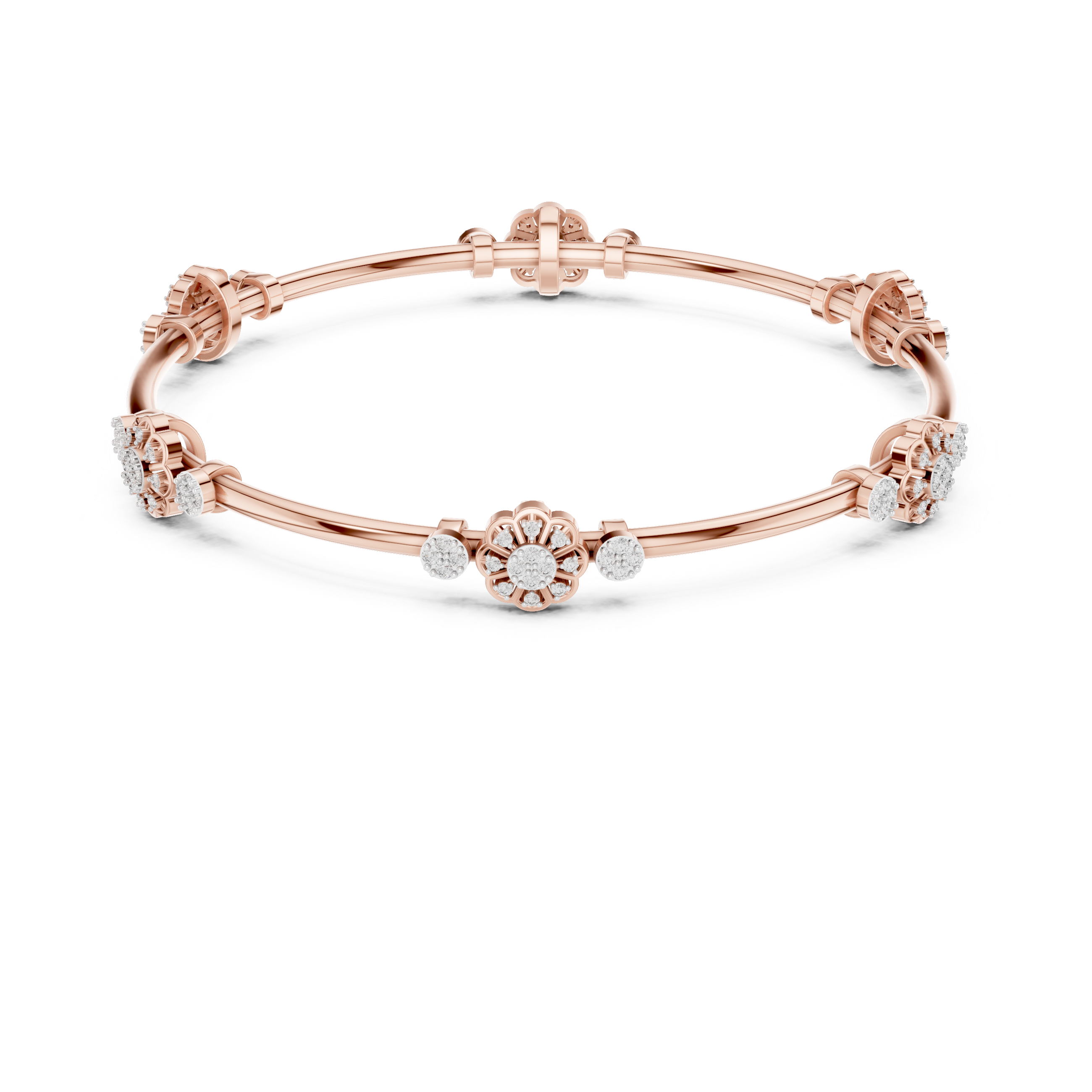 Cluster Diamond Bangle