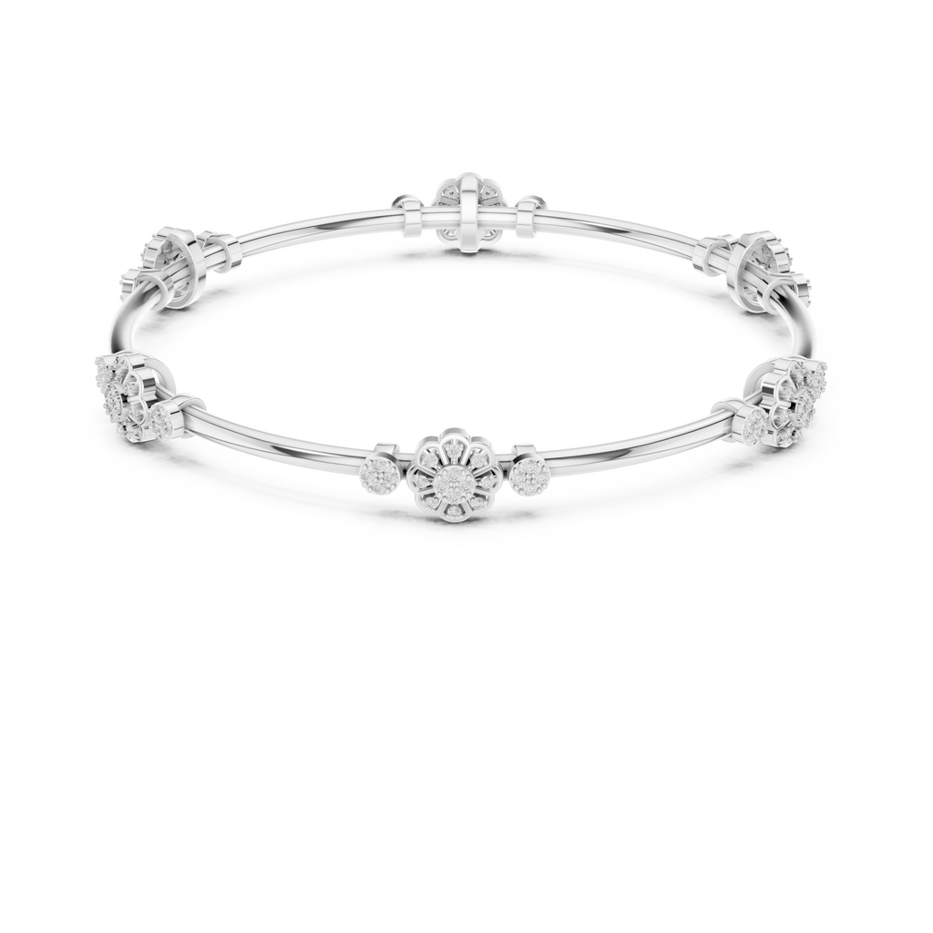 Cluster Diamond Bangle