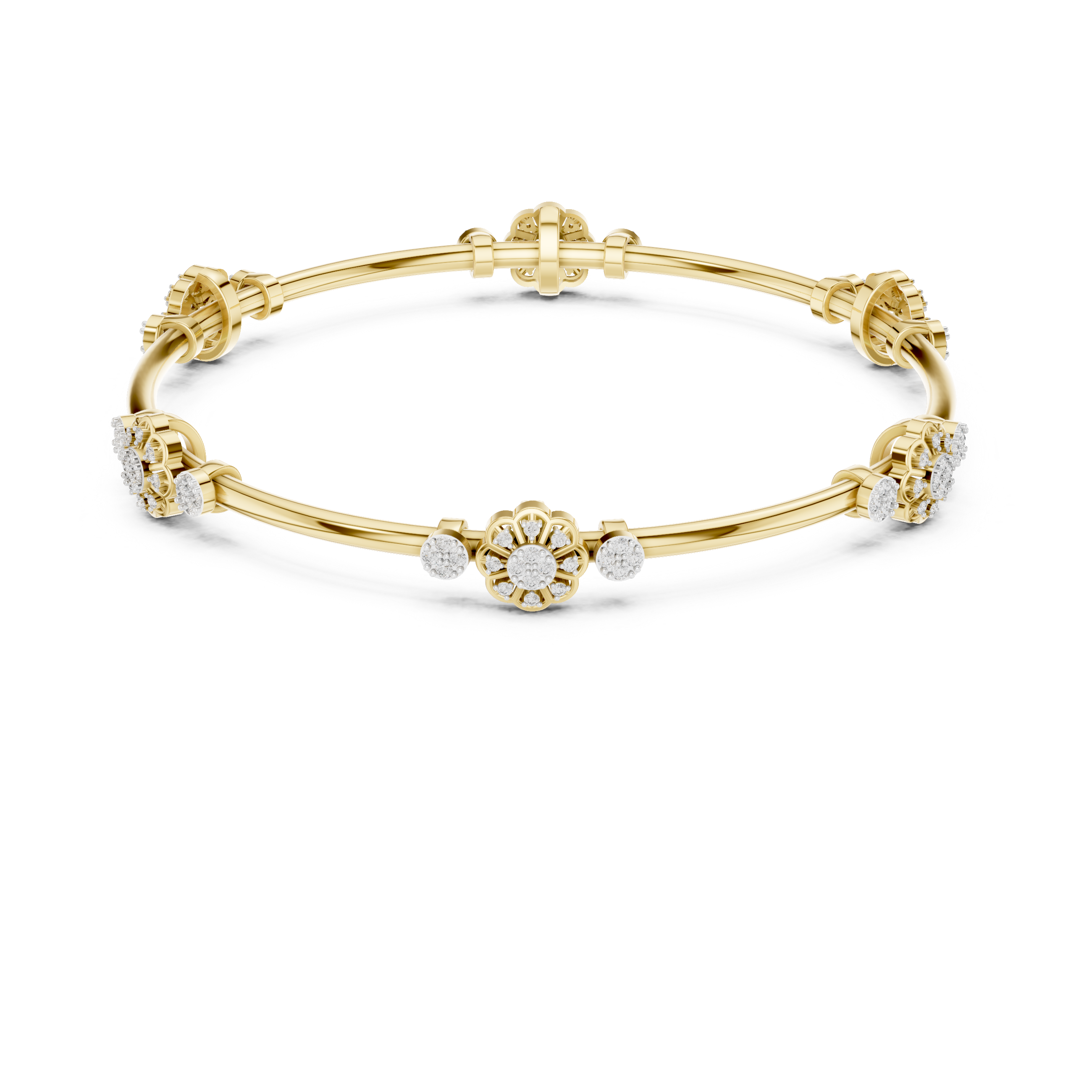 Cluster Diamond Bangle