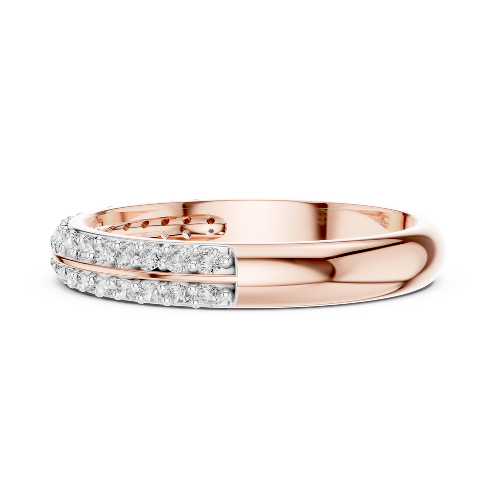 Half Eternity Wedding Band Ring