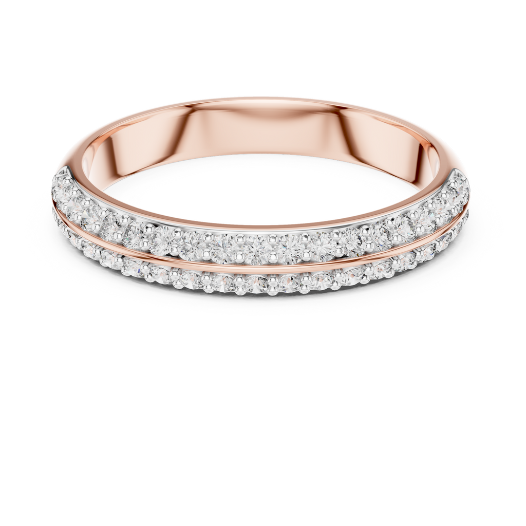Half Eternity Wedding Band Ring