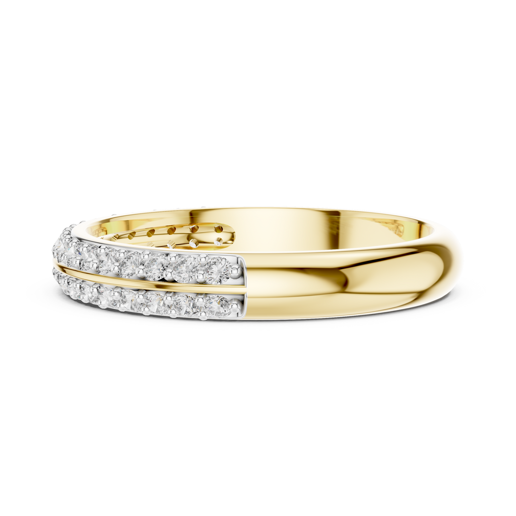 Half Eternity Wedding Band Ring