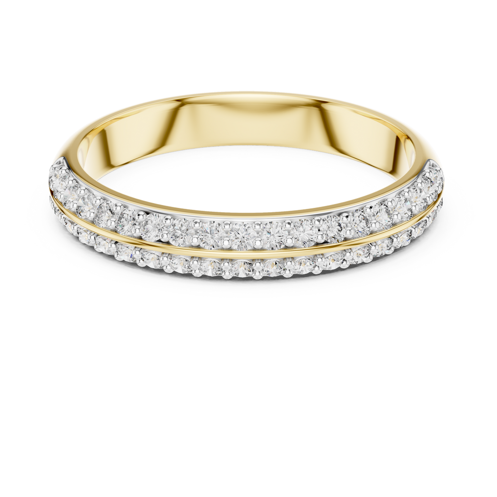 Half Eternity Wedding Band Ring