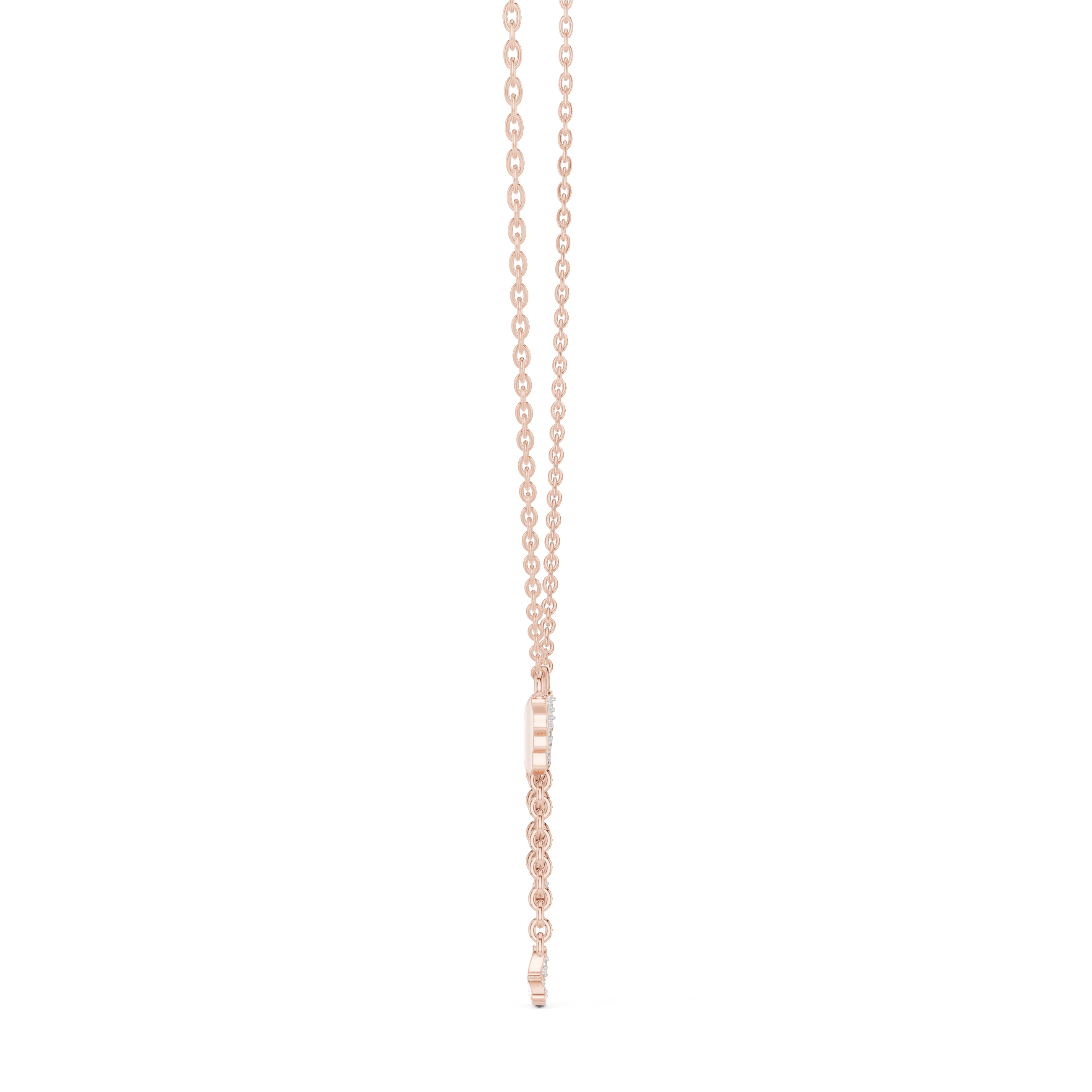 Butterfly Diamond Pendant Necklace