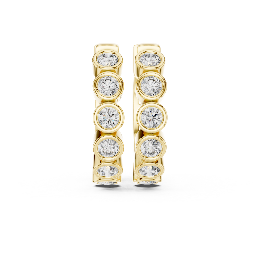 Round Hoop Earrings