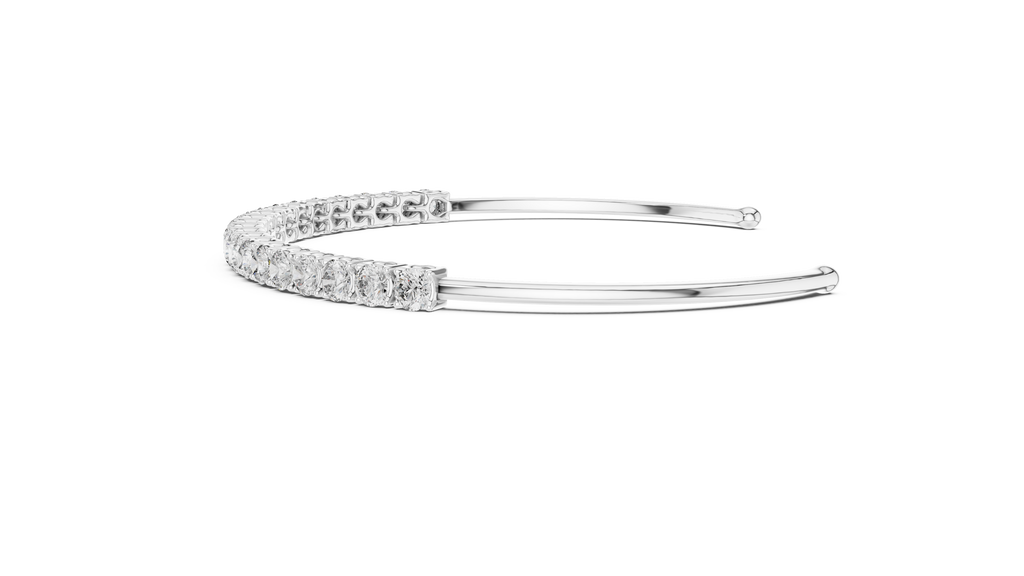 Diamond Open Bangle Bracelet