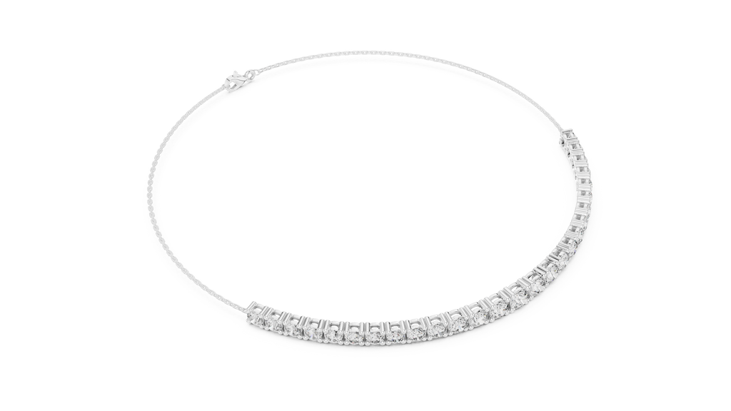 Graduated Lab Grown Diamond Tennis Bracelet
