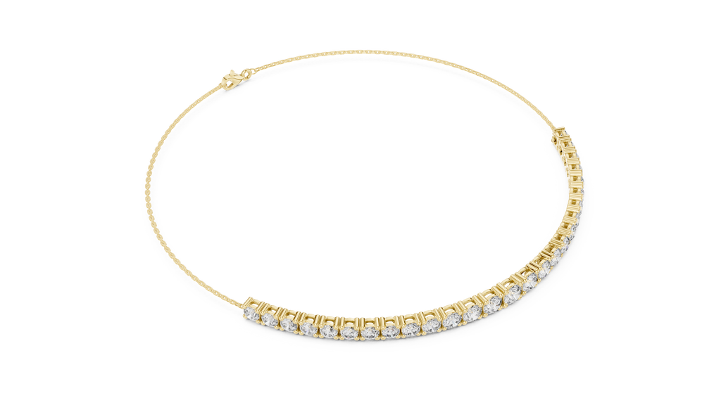Graduated Lab Grown Diamond Tennis Bracelet
