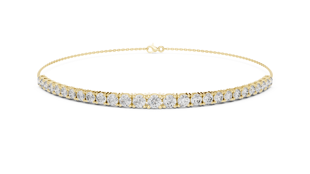 Graduated Lab Grown Diamond Tennis Bracelet