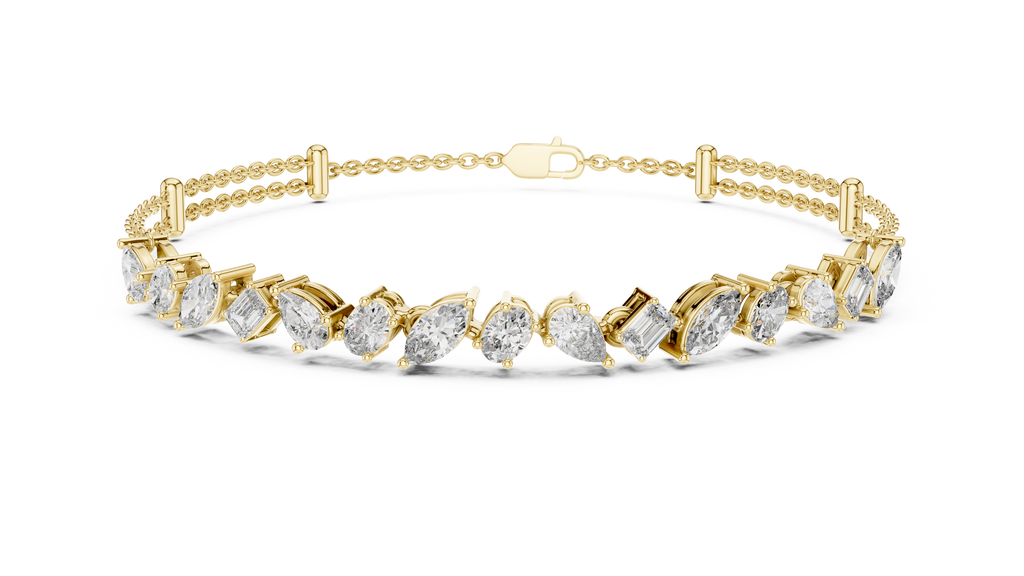 Mixed Shape Diamond Bracelet