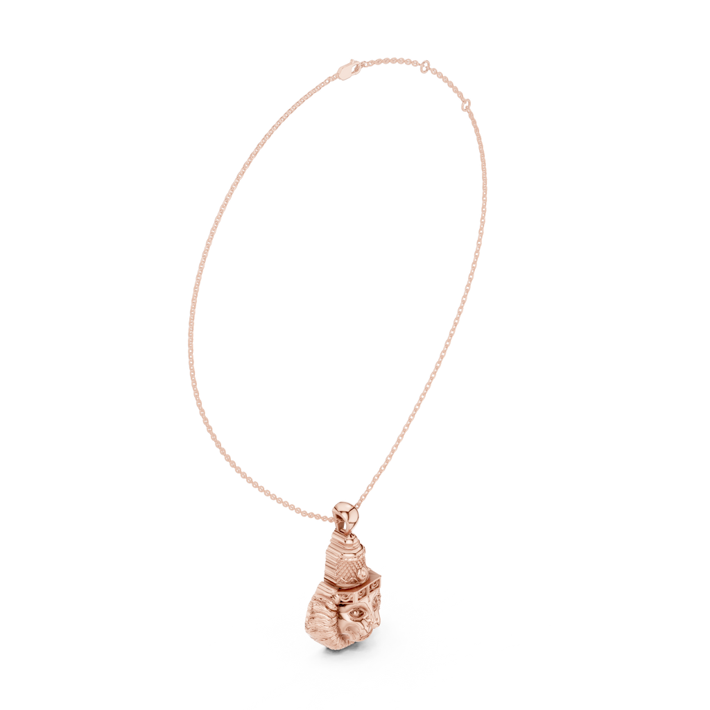 Lion Head Pendant Necklace