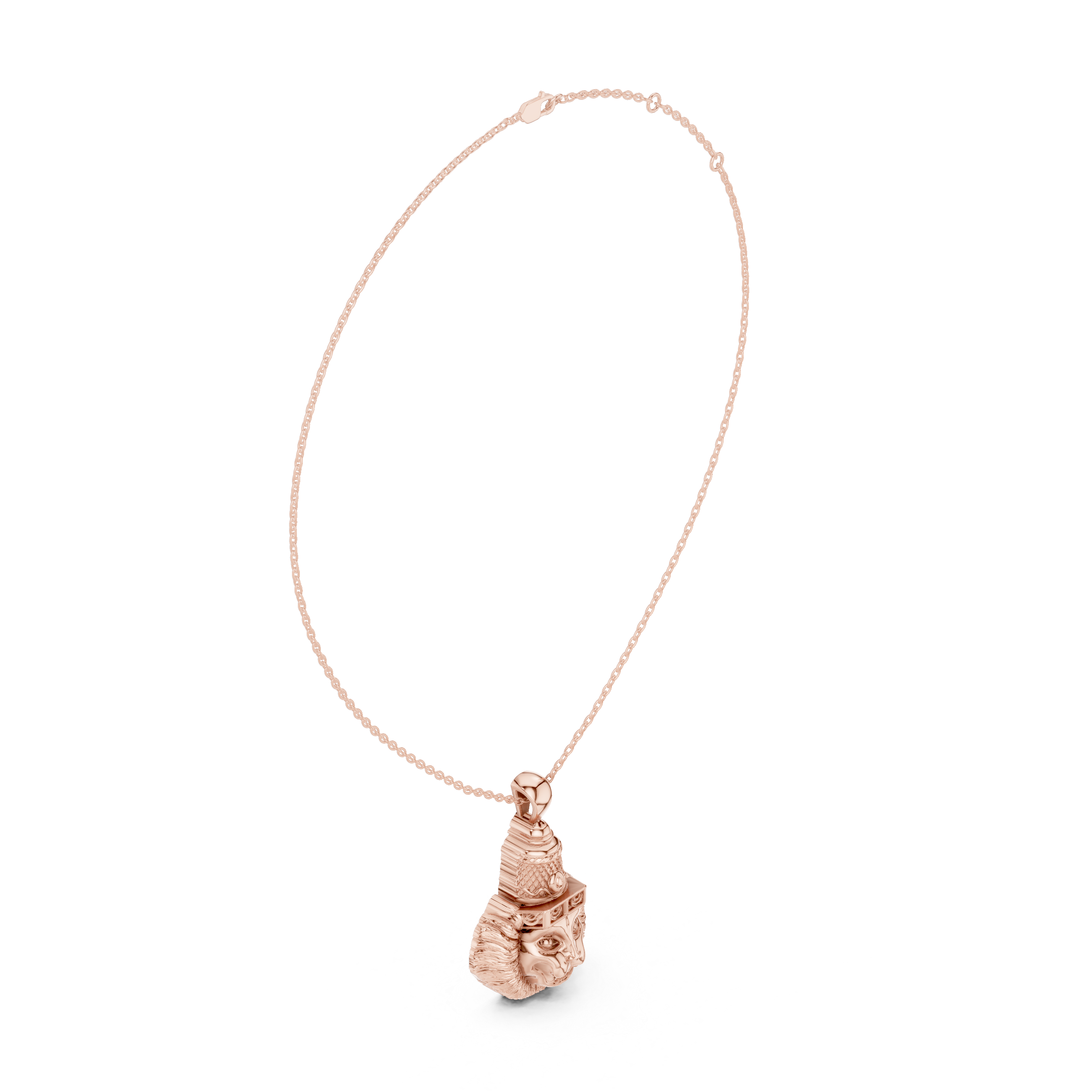 Lion Head Pendant Necklace