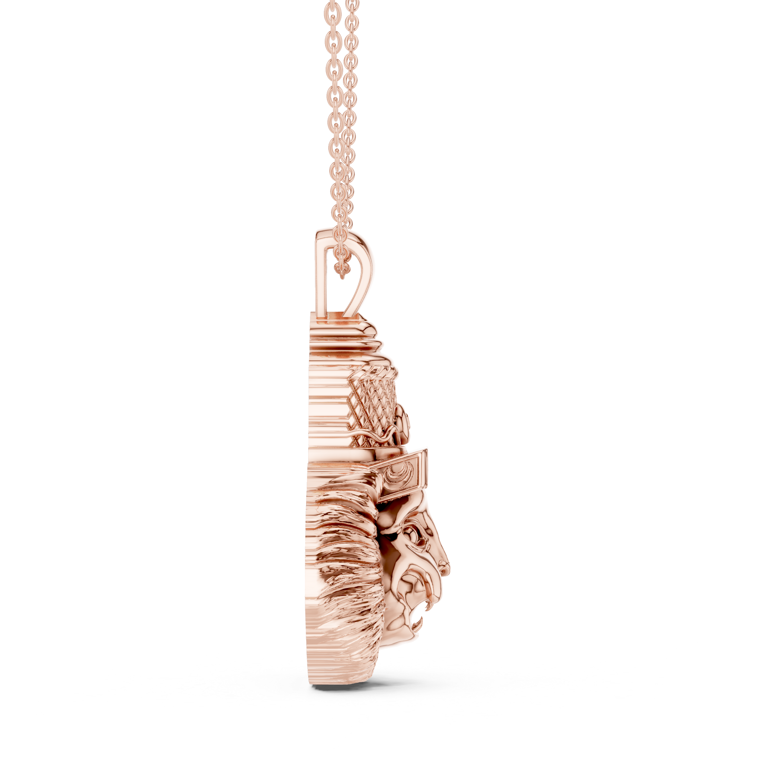 Lion Head Pendant Necklace