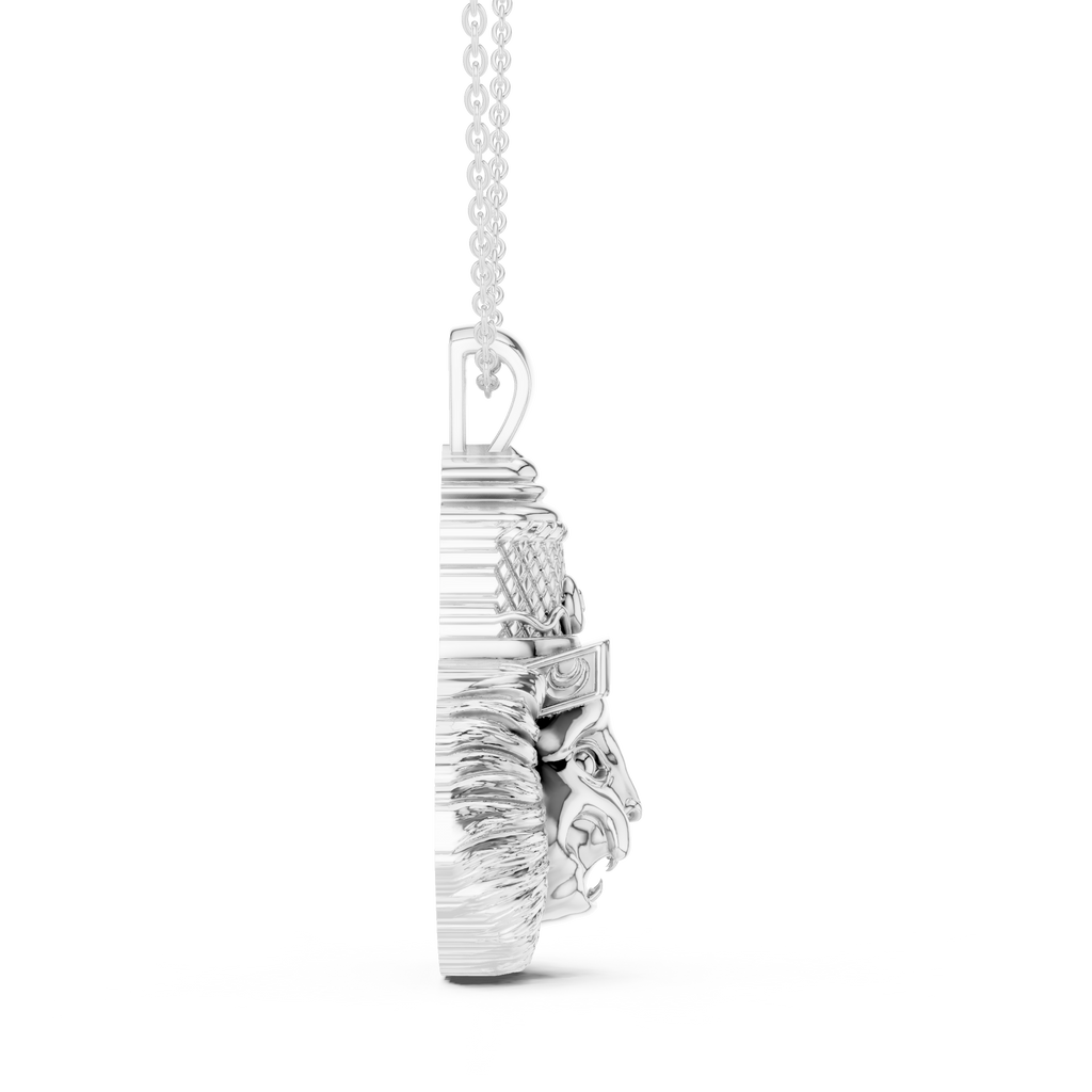 Lion Head Pendant Necklace