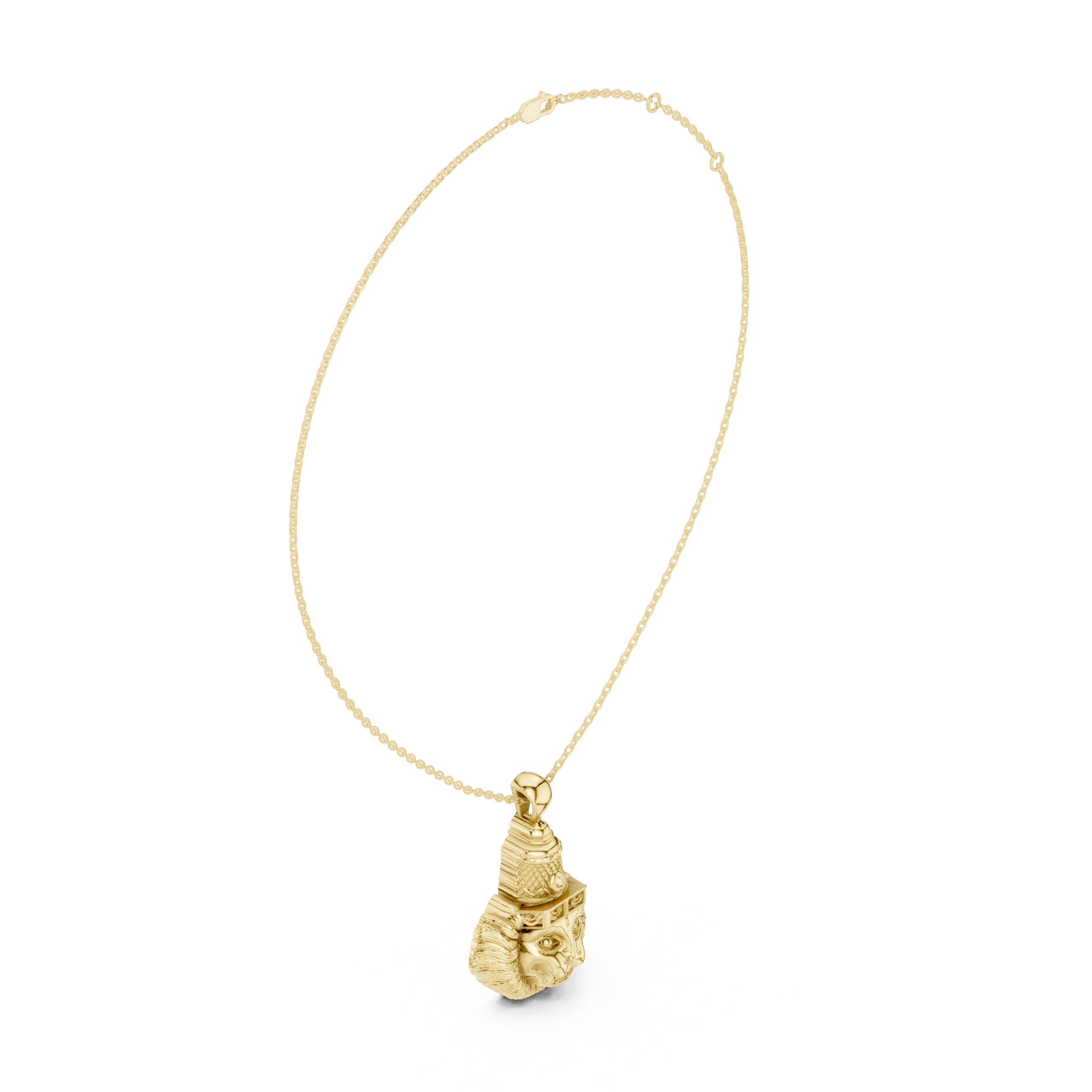 Lion Head Pendant Necklace