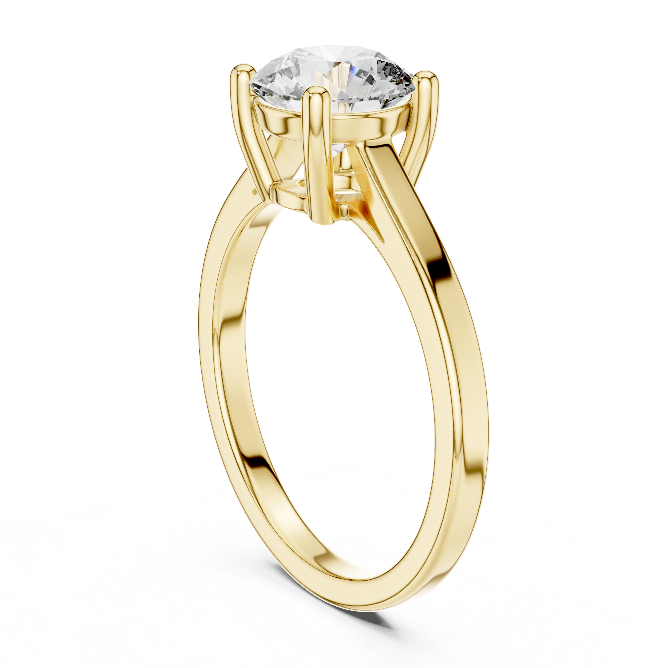 Round Solitaire Ring