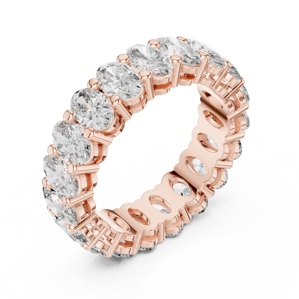 Oval Lab Grown Diamond Eternity Band