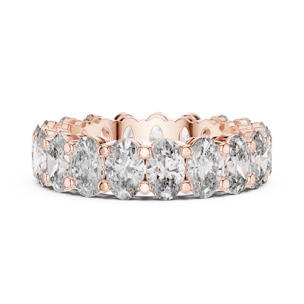 Oval Lab Grown Diamond Eternity Band