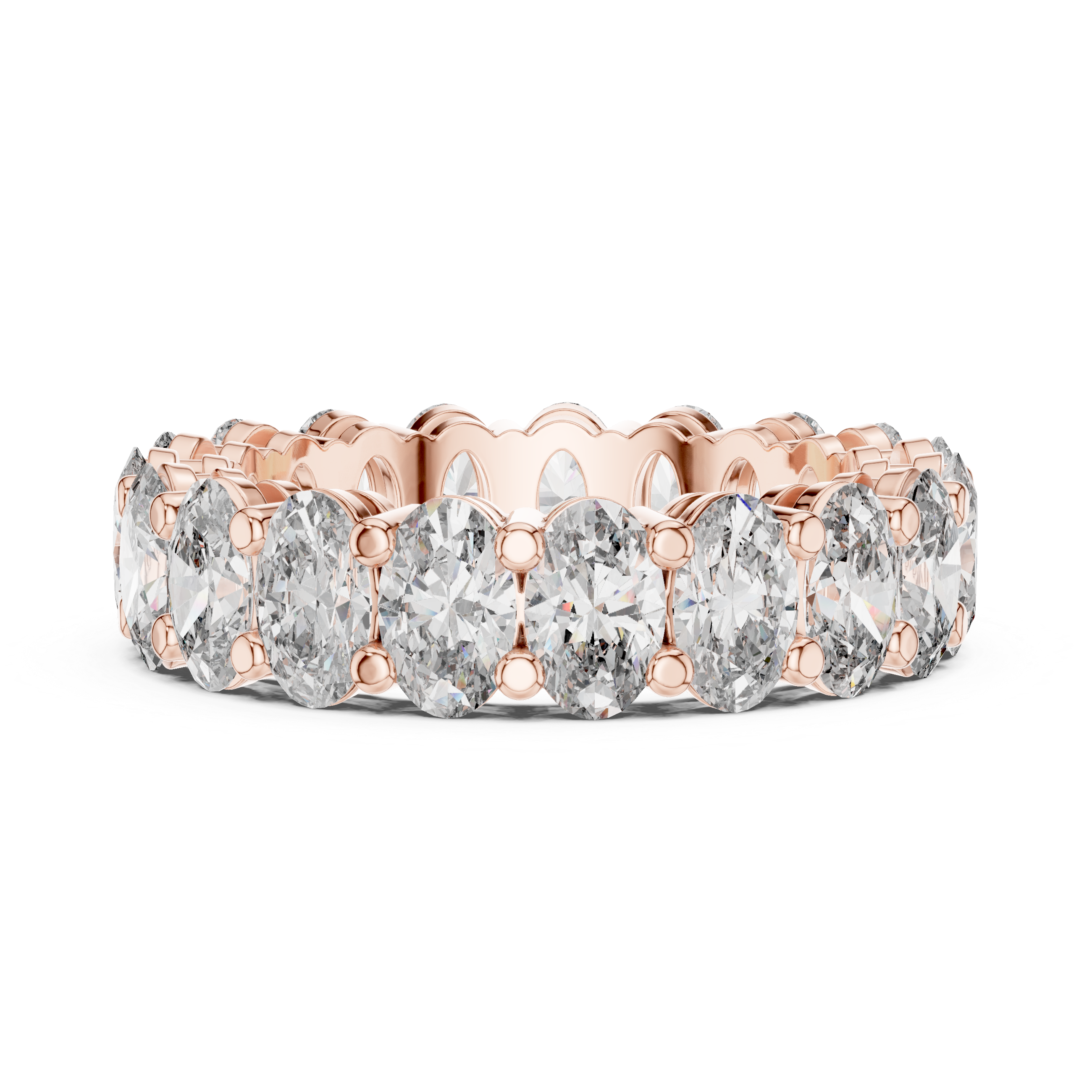 Oval Lab Grown Diamond Eternity Band
