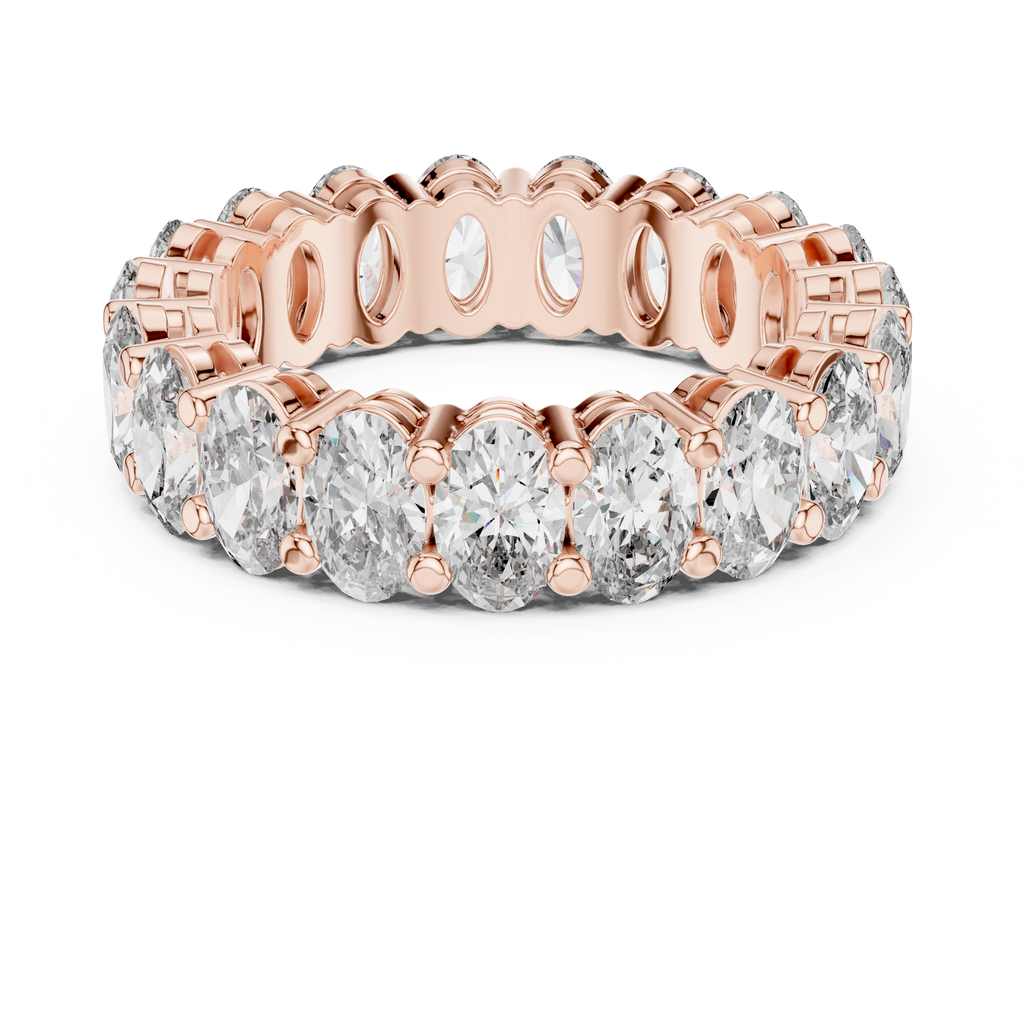 Oval Lab Grown Diamond Eternity Band