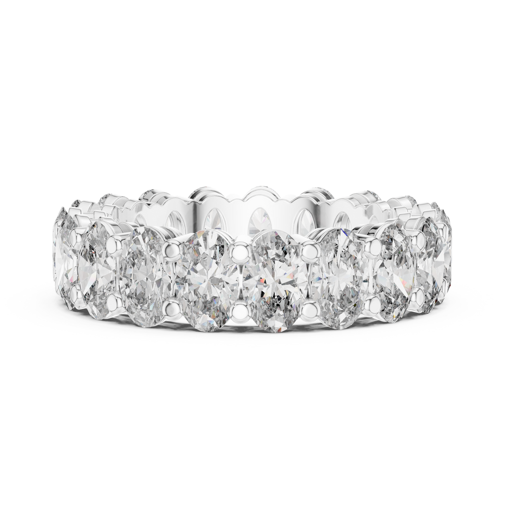 Oval Lab Grown Diamond Eternity Band