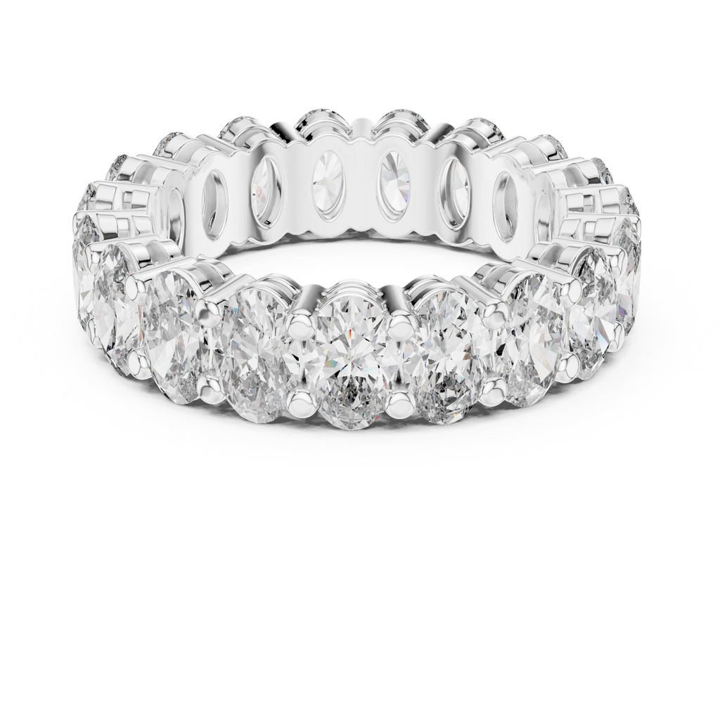 Oval Lab Grown Diamond Eternity Band
