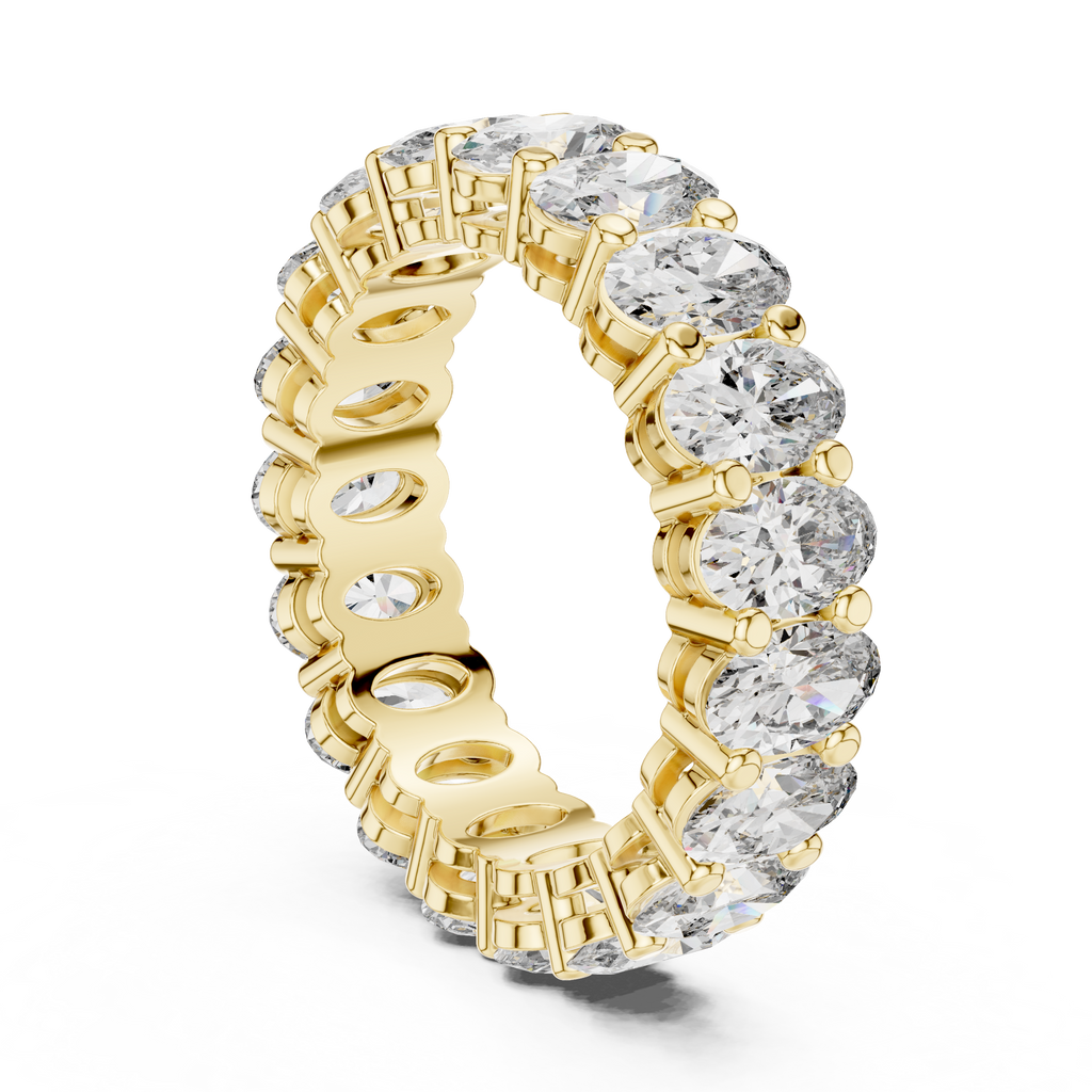 Oval Lab Grown Diamond Eternity Band