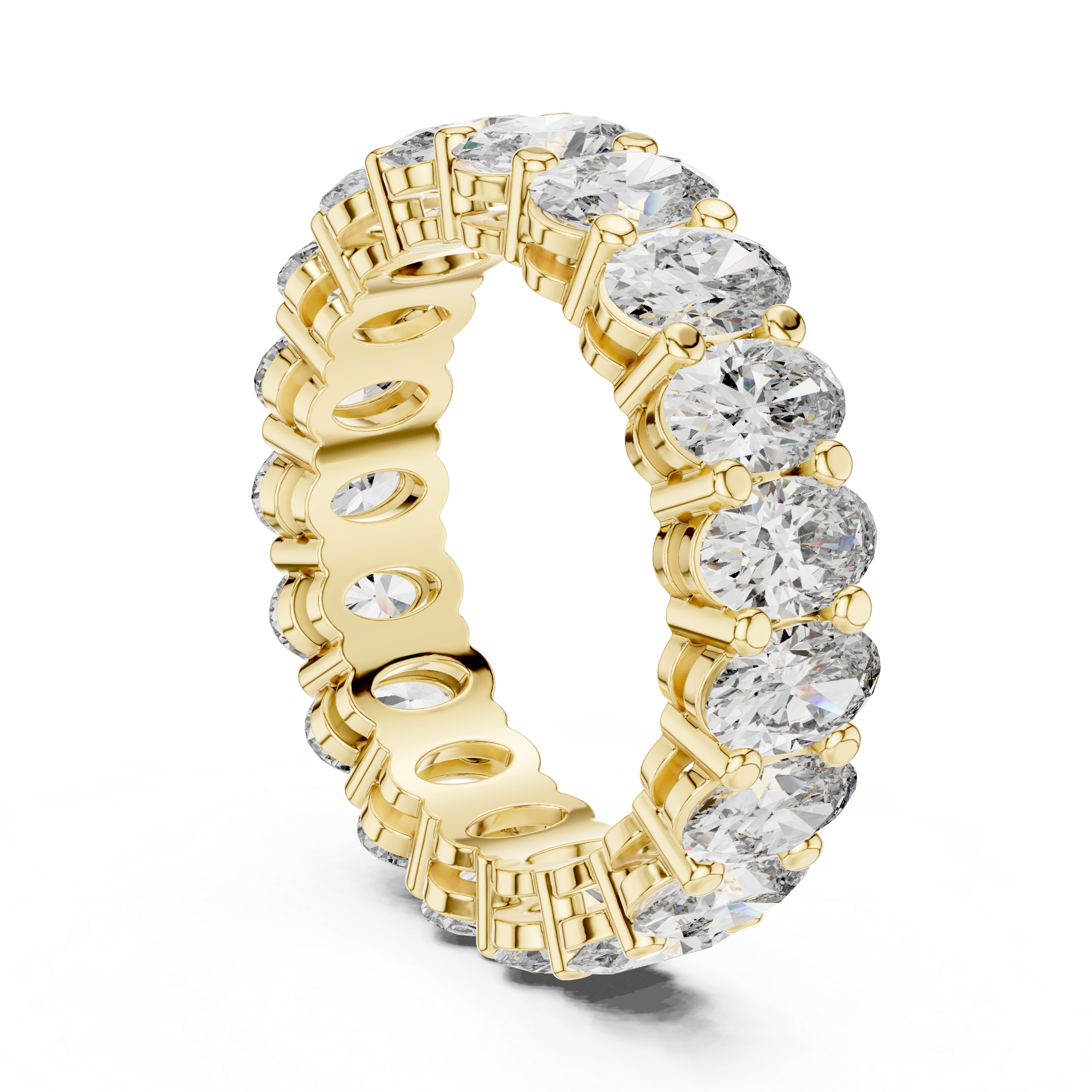 Oval Lab Grown Diamond Eternity Band