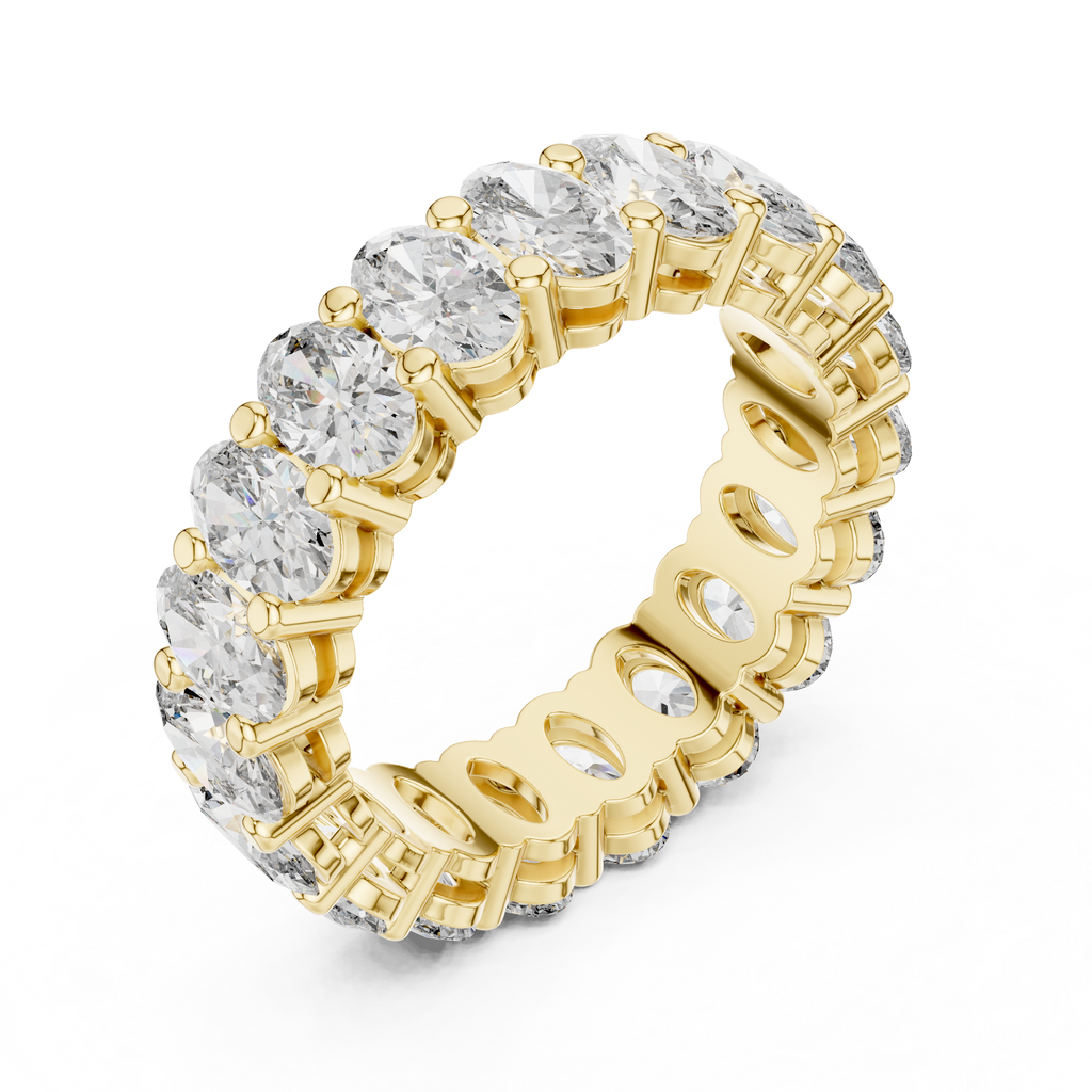 Oval Lab Grown Diamond Eternity Band
