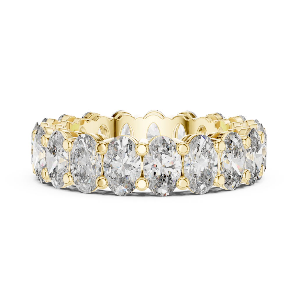 Oval Lab Grown Diamond Eternity Band