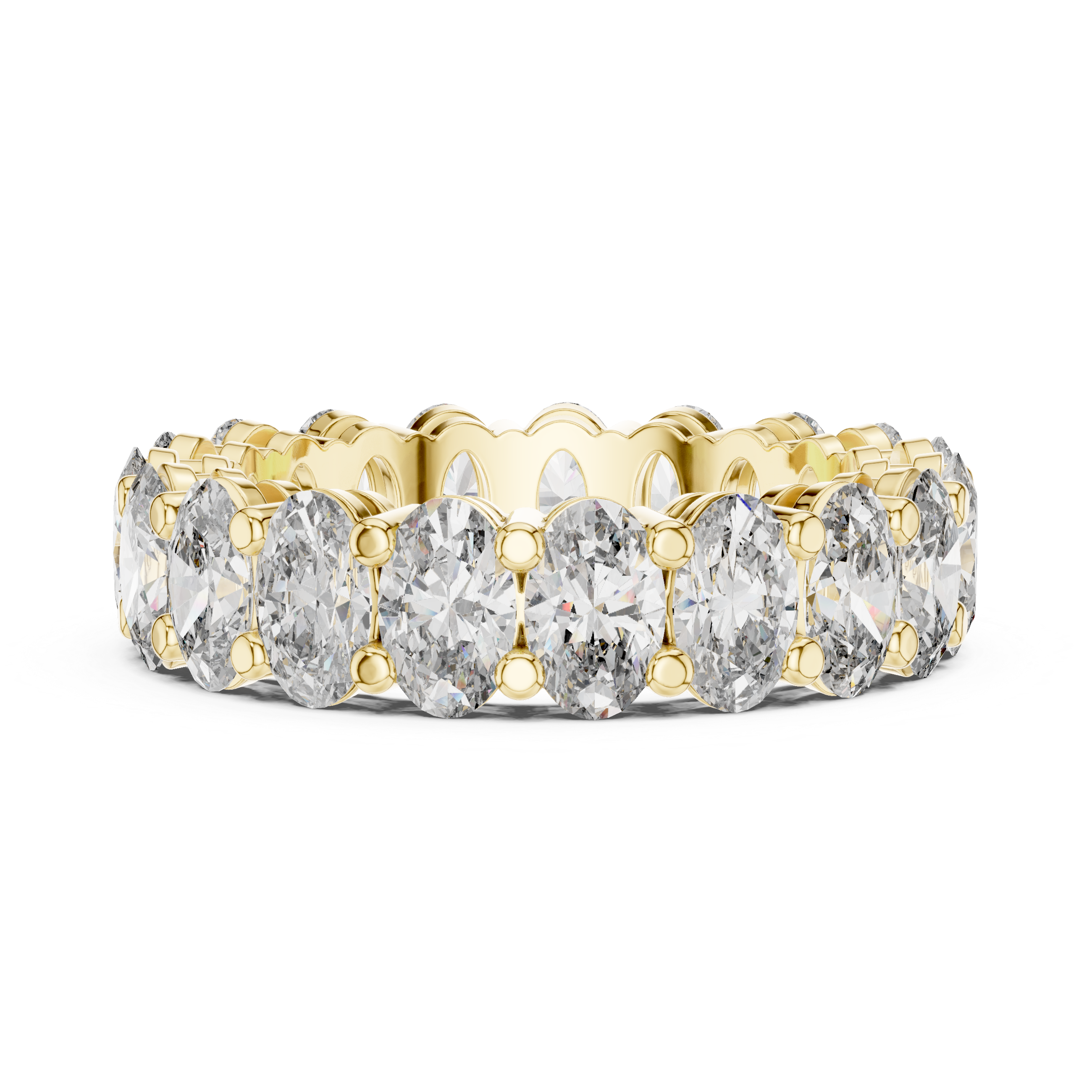 Oval Lab Grown Diamond Eternity Band