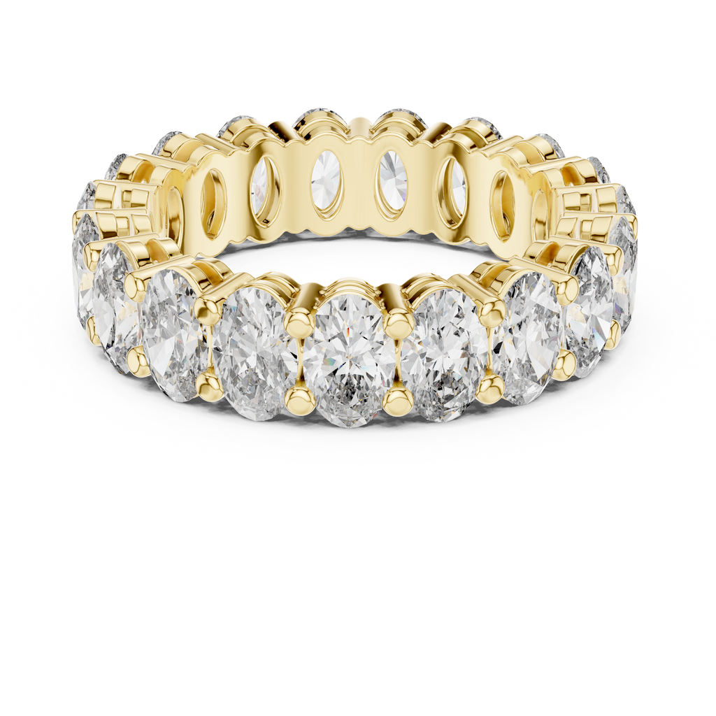 Oval Lab Grown Diamond Eternity Band