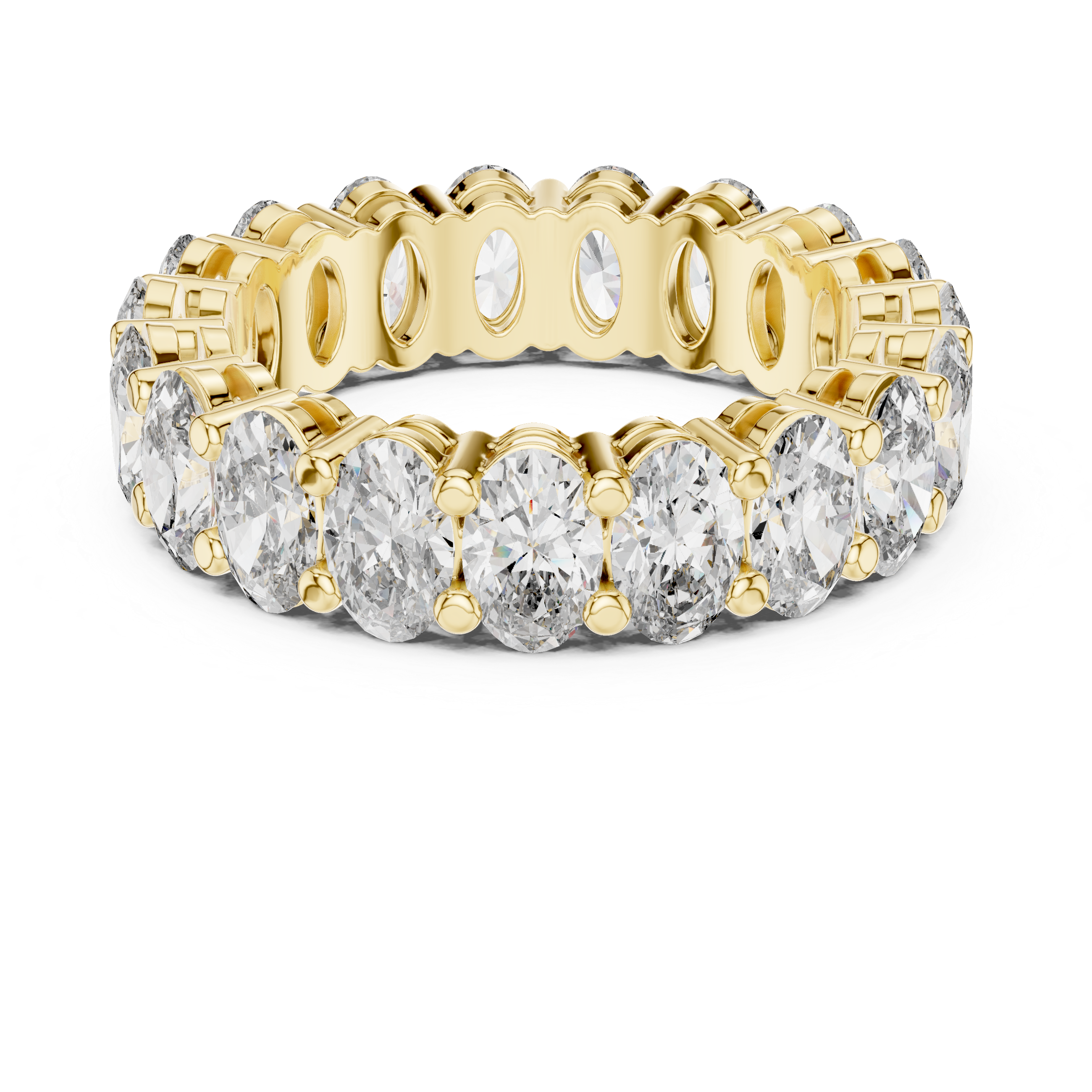 Oval Lab Grown Diamond Eternity Band