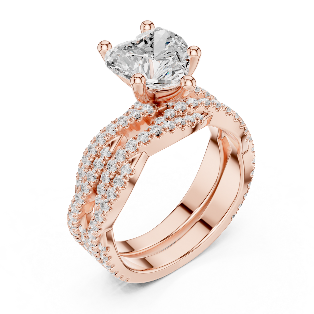 Heart Cut Diamond Engagement Ring