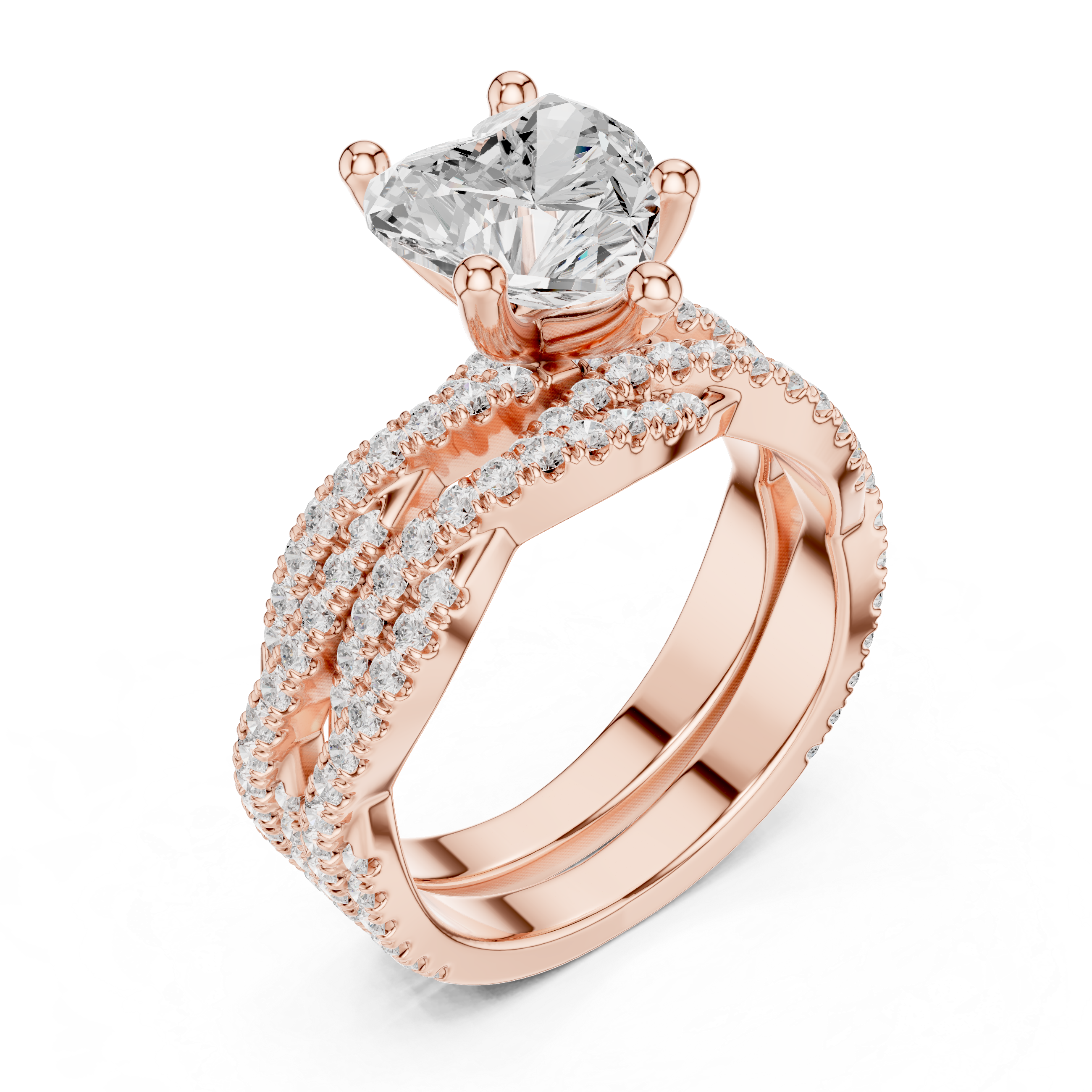 Heart Cut Diamond Engagement Ring