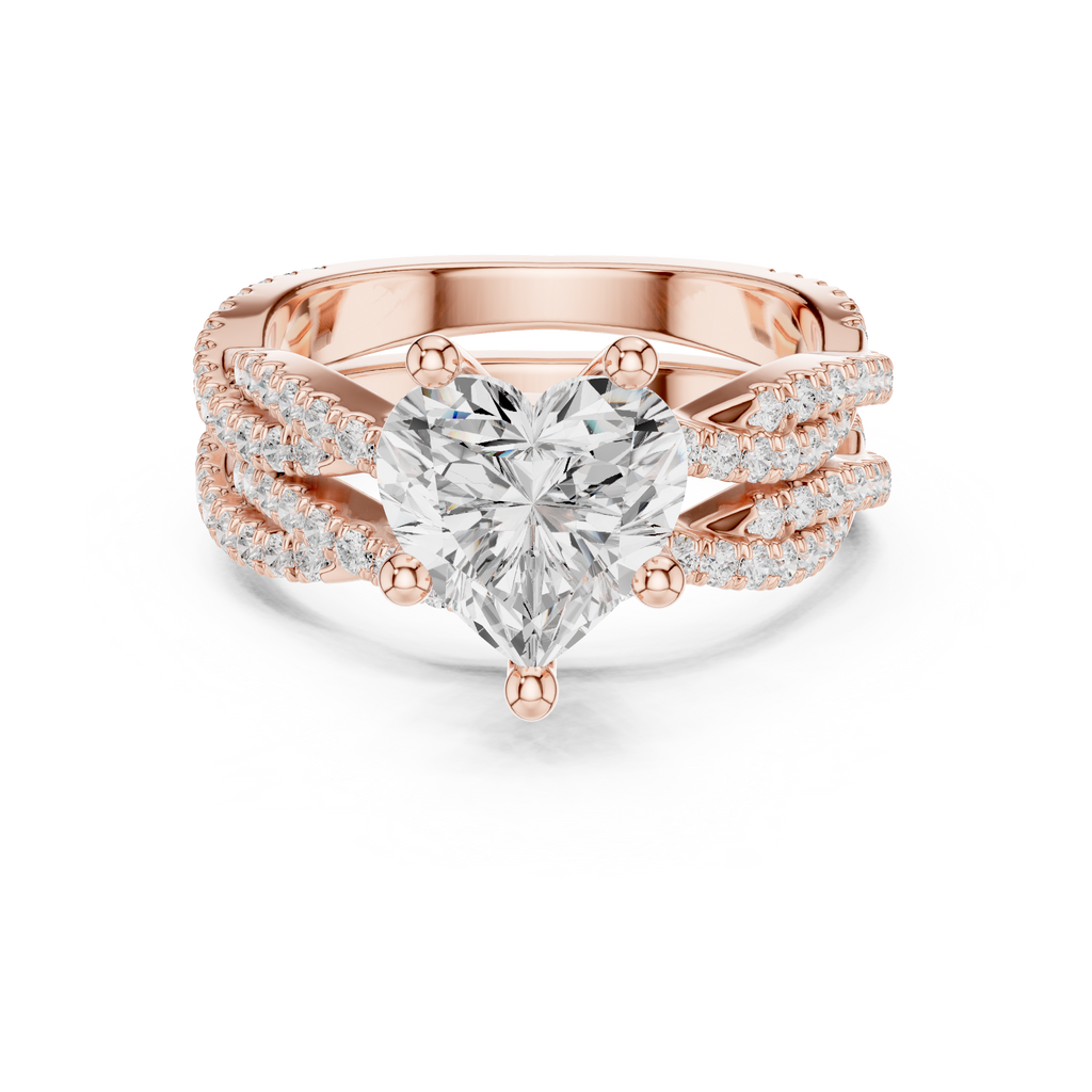 Heart Cut Diamond Engagement Ring