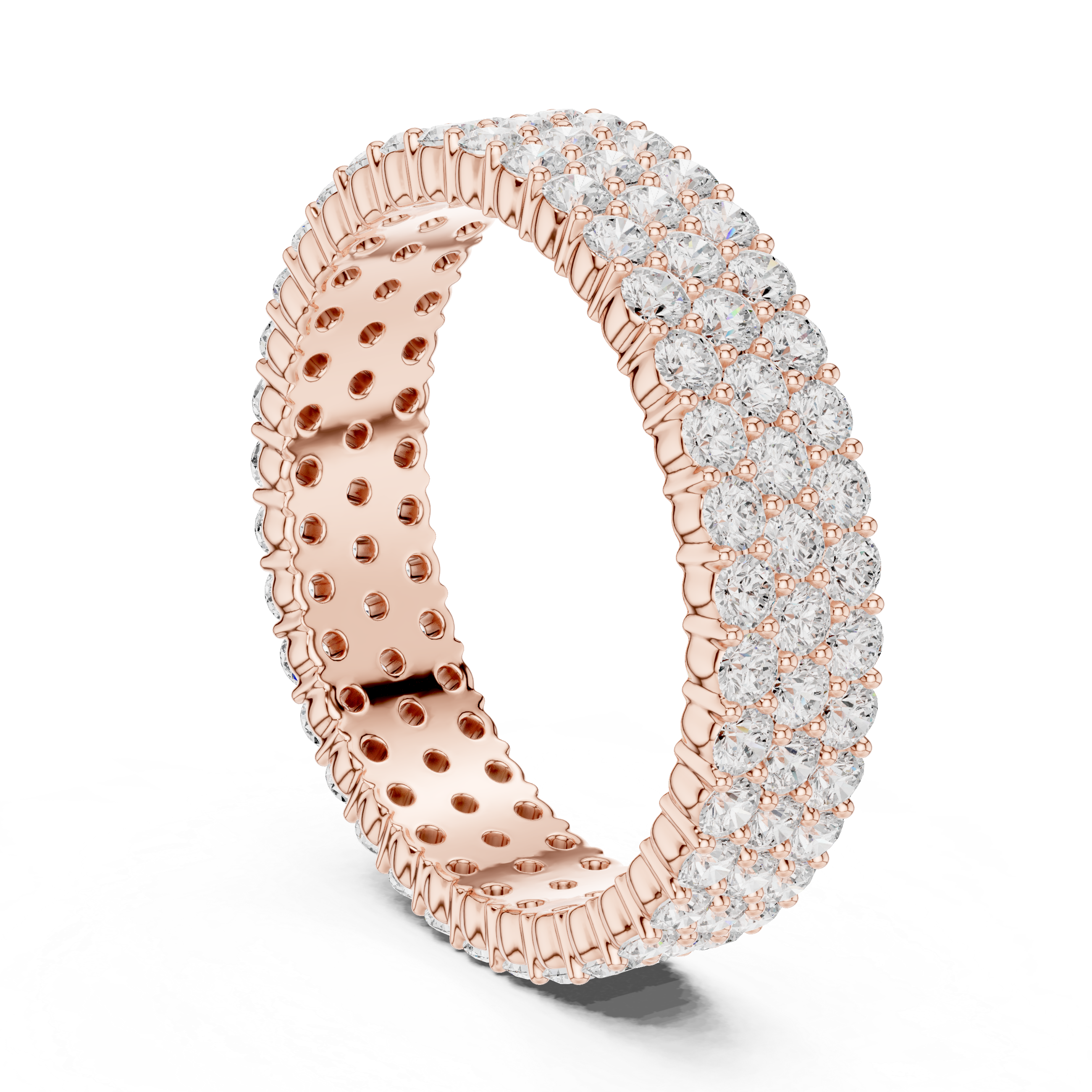 Round Diamond Full Eternity Ring
