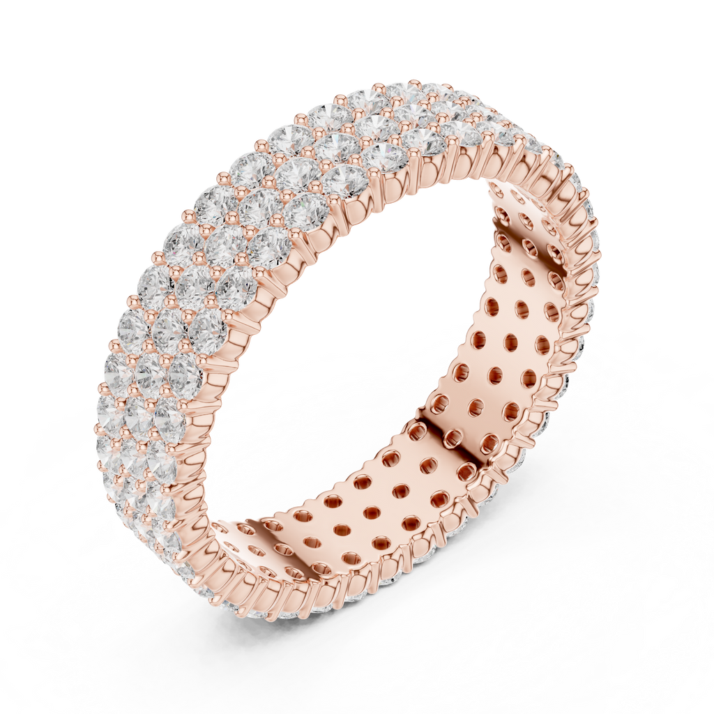 Round Diamond Full Eternity Ring