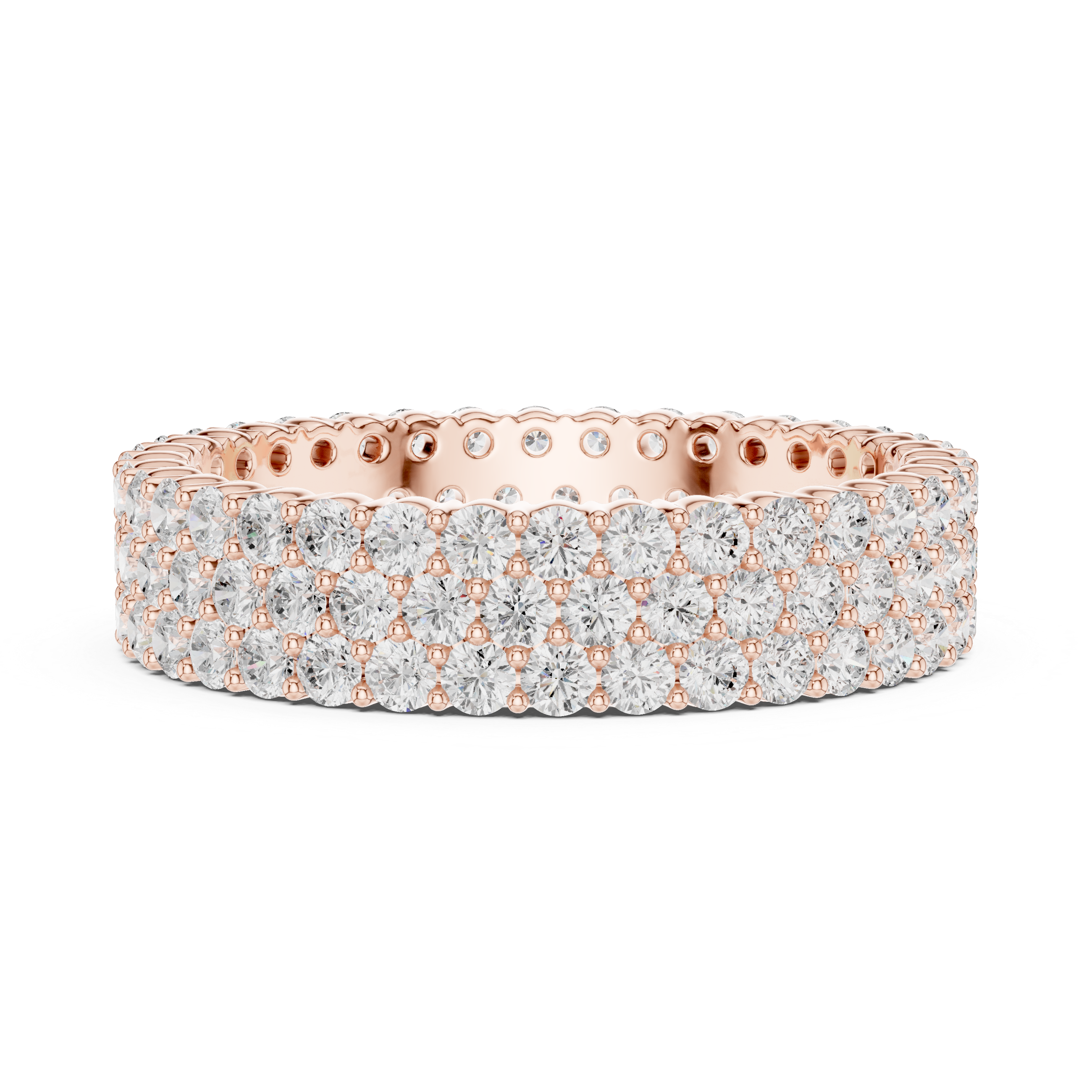 Round Diamond Full Eternity Ring