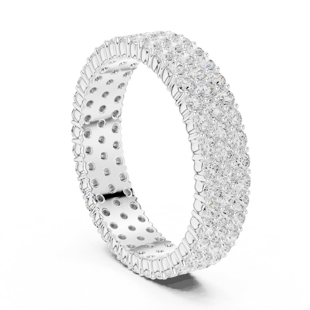 Round Diamond Full Eternity Ring