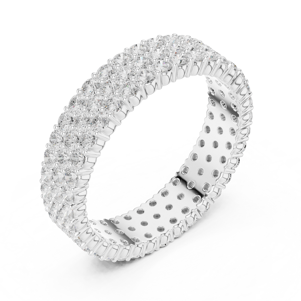 Round Diamond Full Eternity Ring