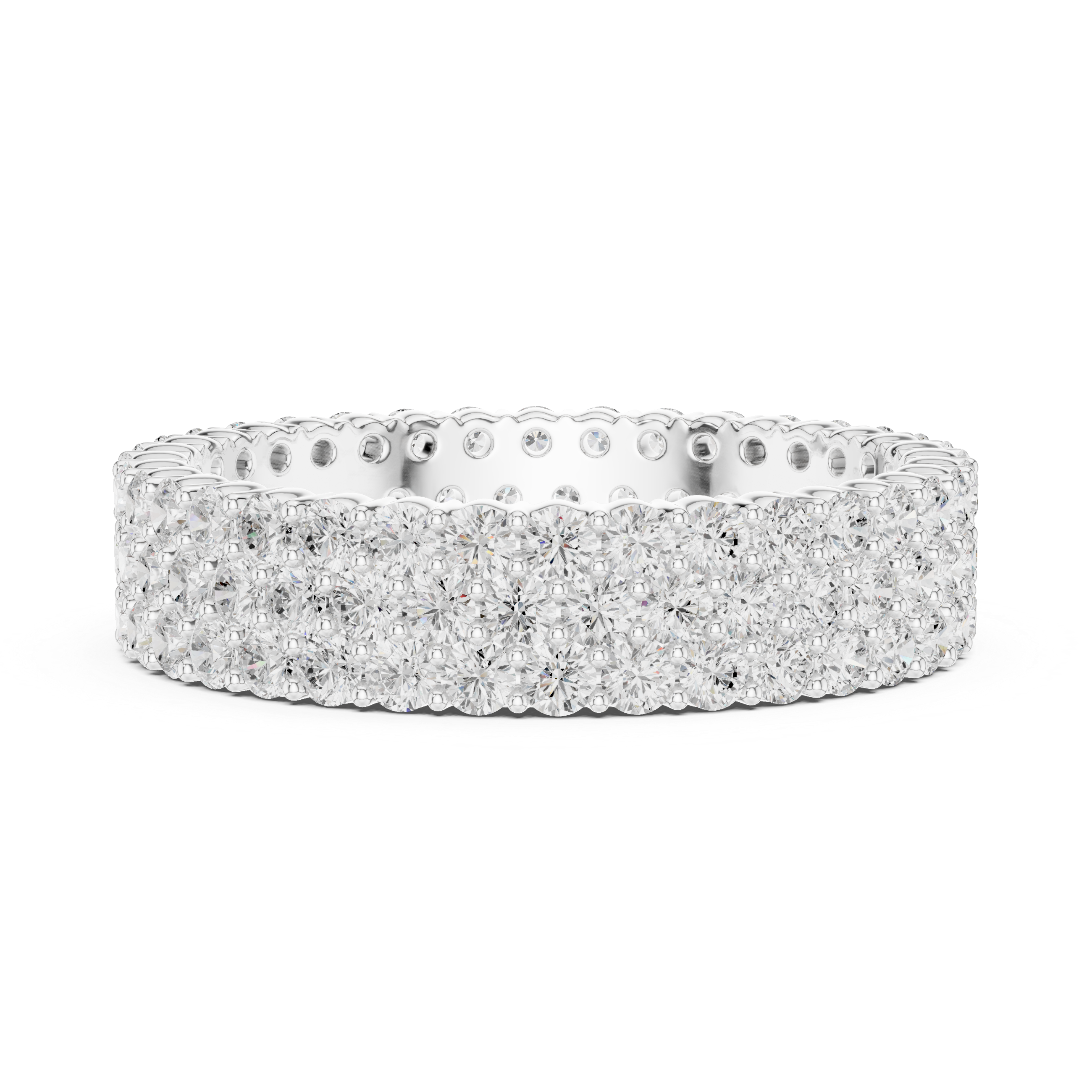Round Diamond Full Eternity Ring