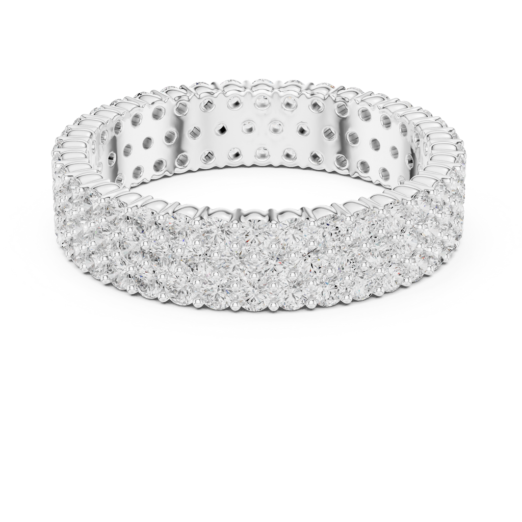 Round Diamond Full Eternity Ring