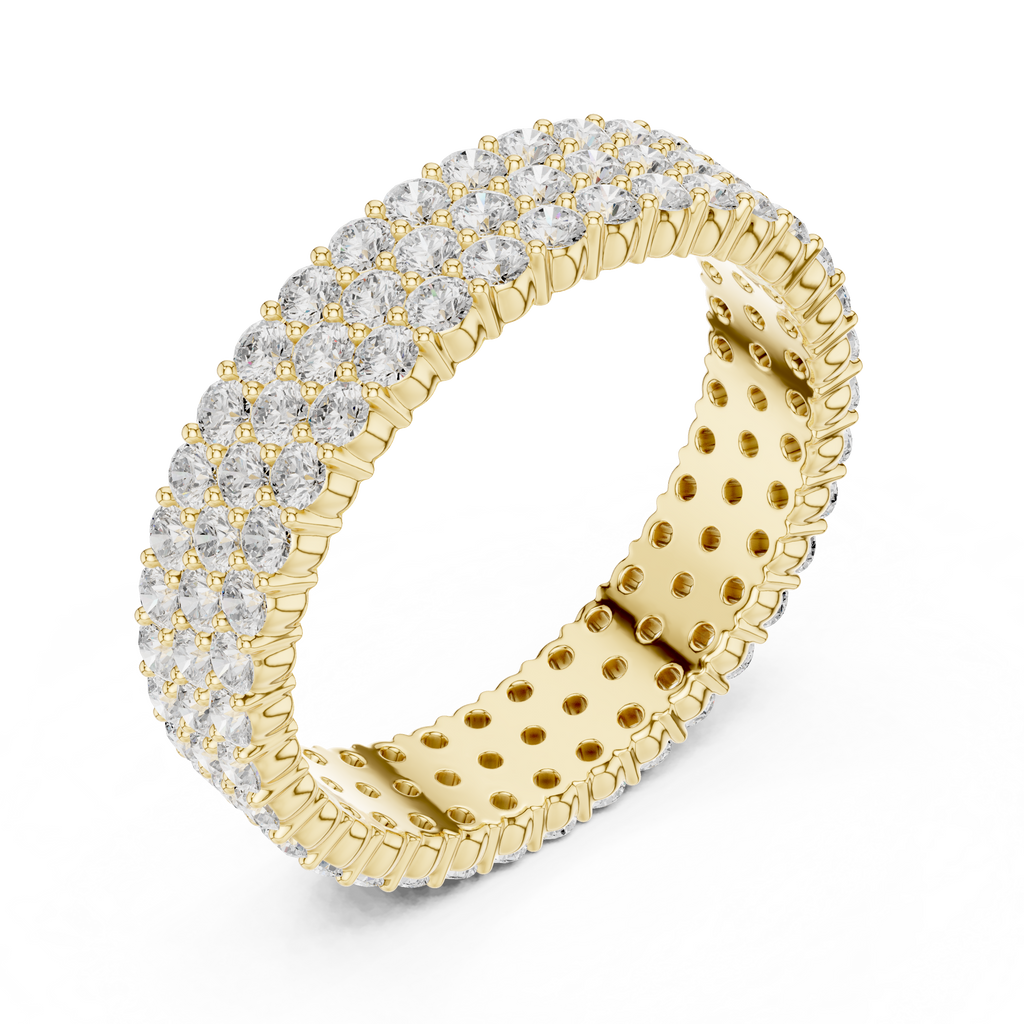 Round Diamond Full Eternity Ring