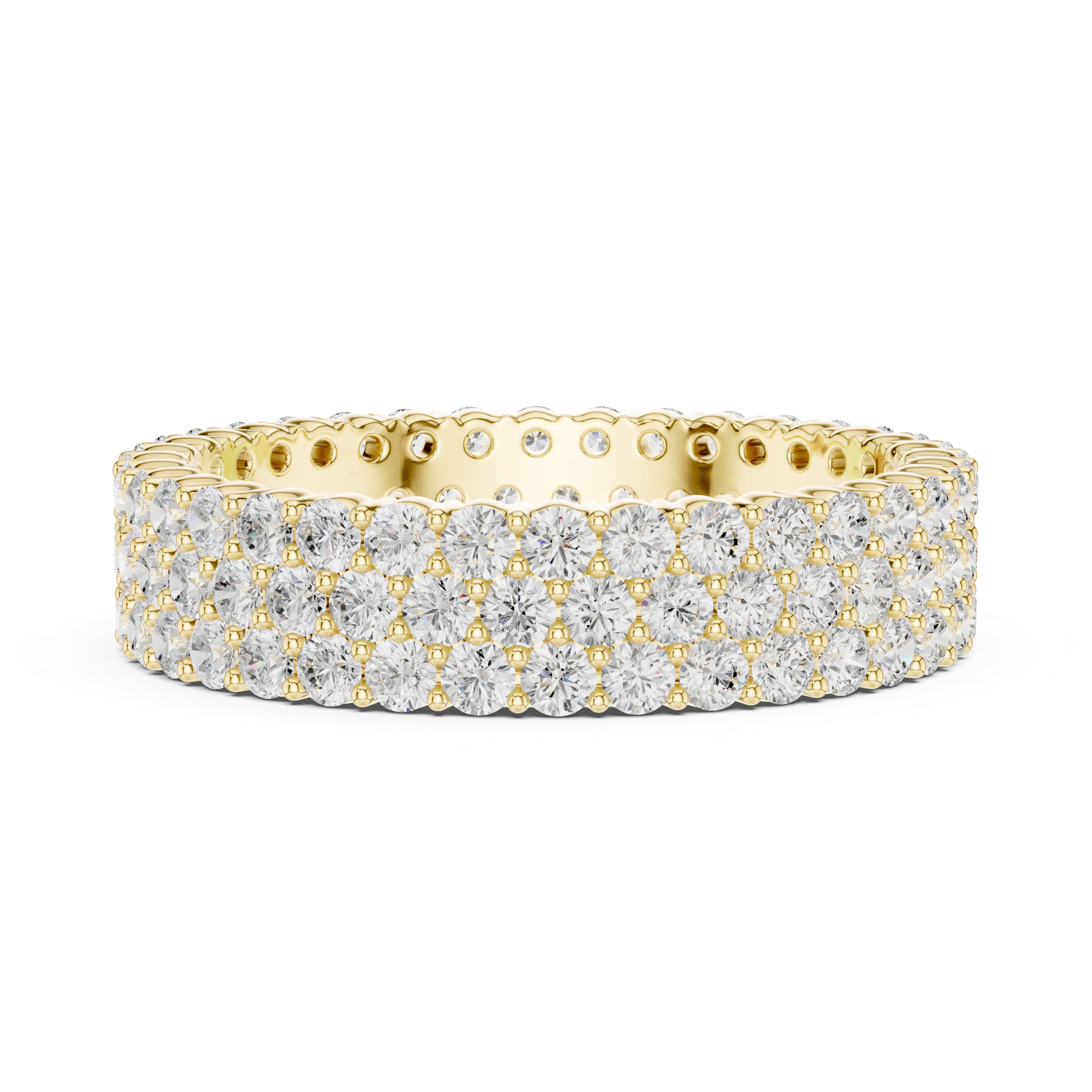 Round Diamond Full Eternity Ring
