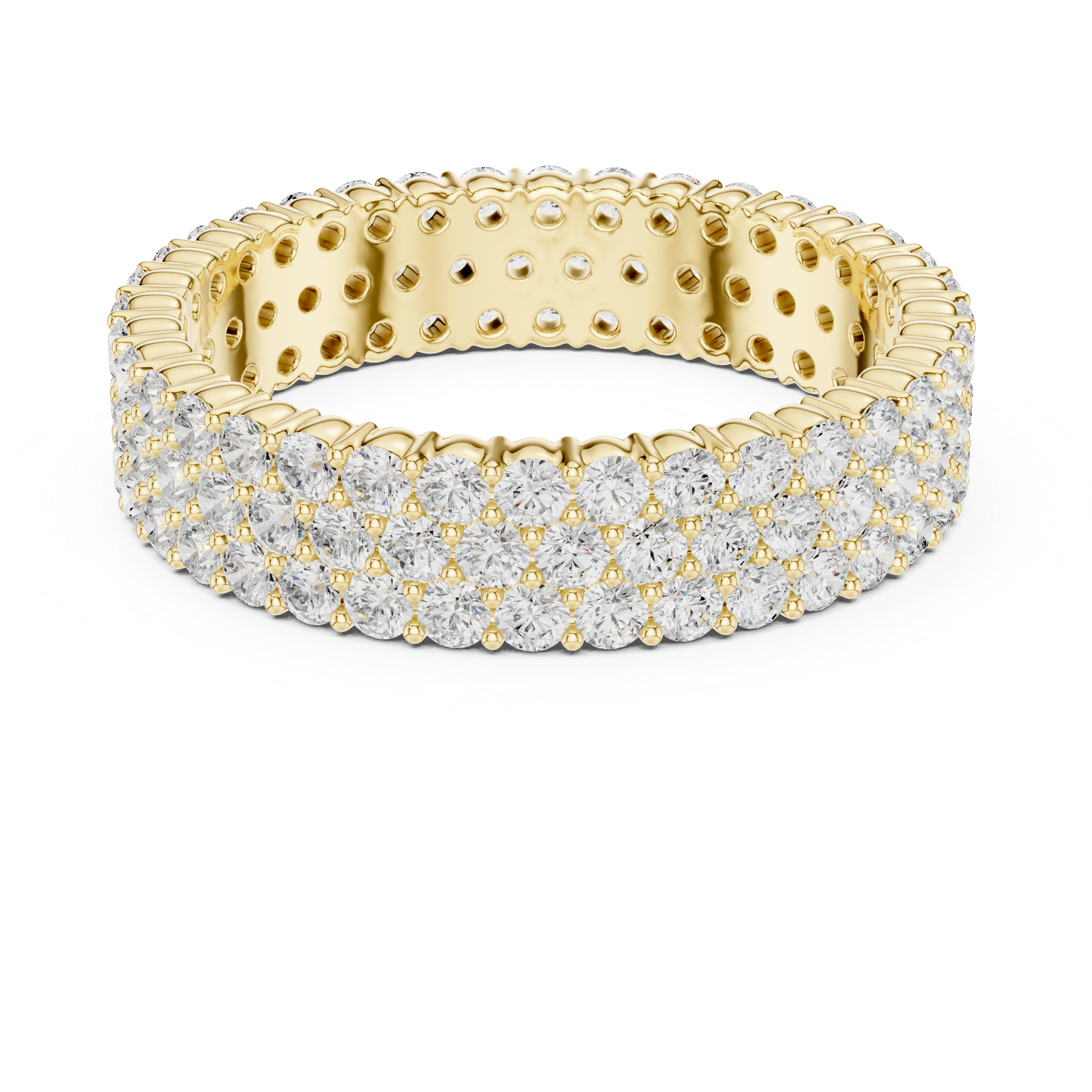 Round Diamond Full Eternity Ring