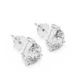 Pear Diamond Stud Earrings